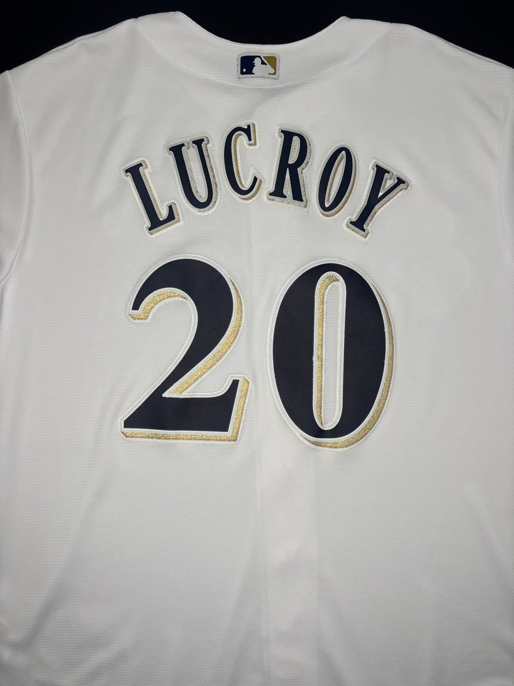Milwaukee Brewers Jonathan Lucroy Majestic Cool Base Baseball Jersey Size: XXL