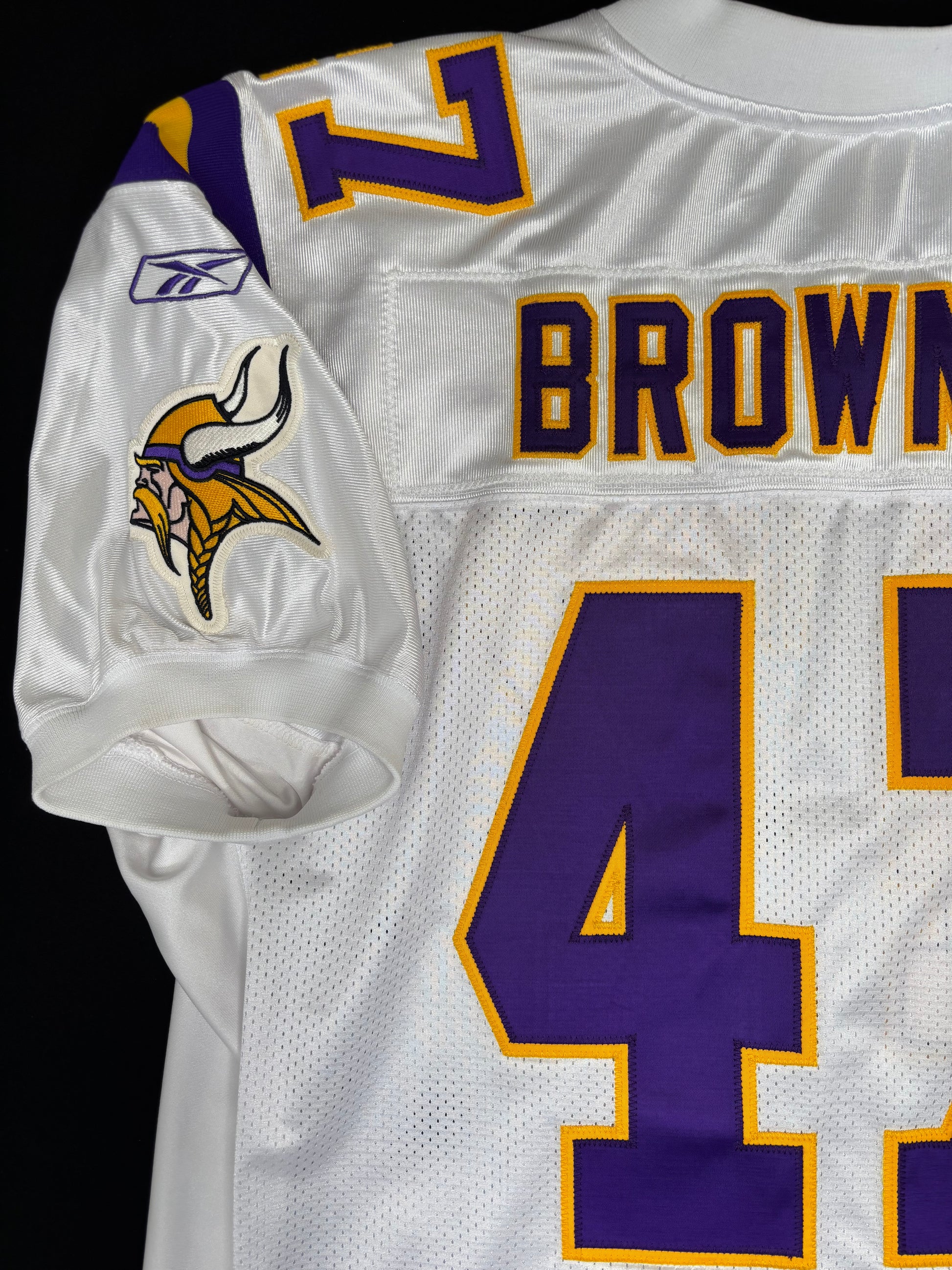 Minnesota Vikings Joey Browner Authentic Reebok Football Jersey w/ 40 for 60 patch Size: 54