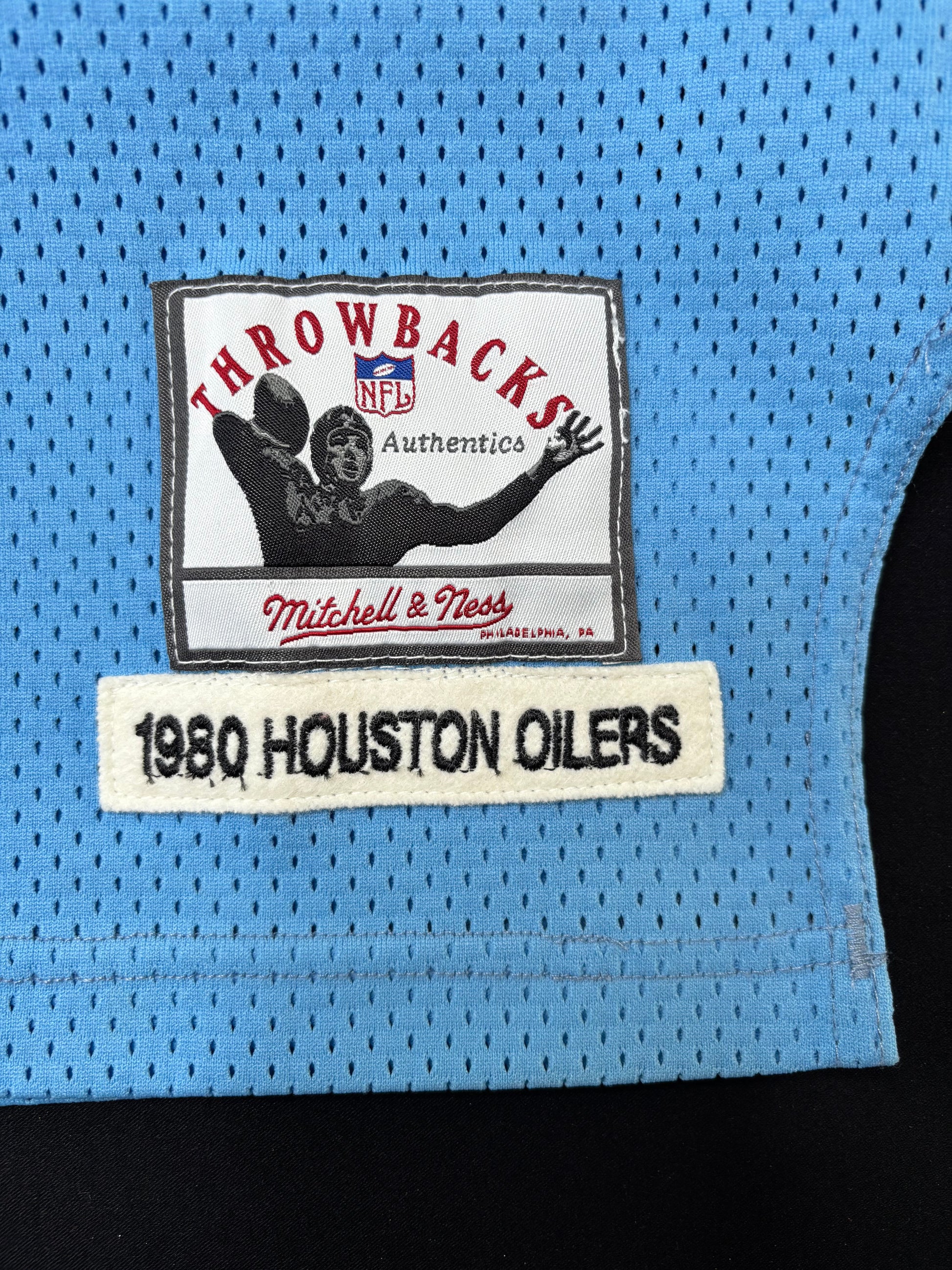Houston Oilers Earl Campbell 80’ Mitchell & Ness Authentic Football Jersey Size: 4XL