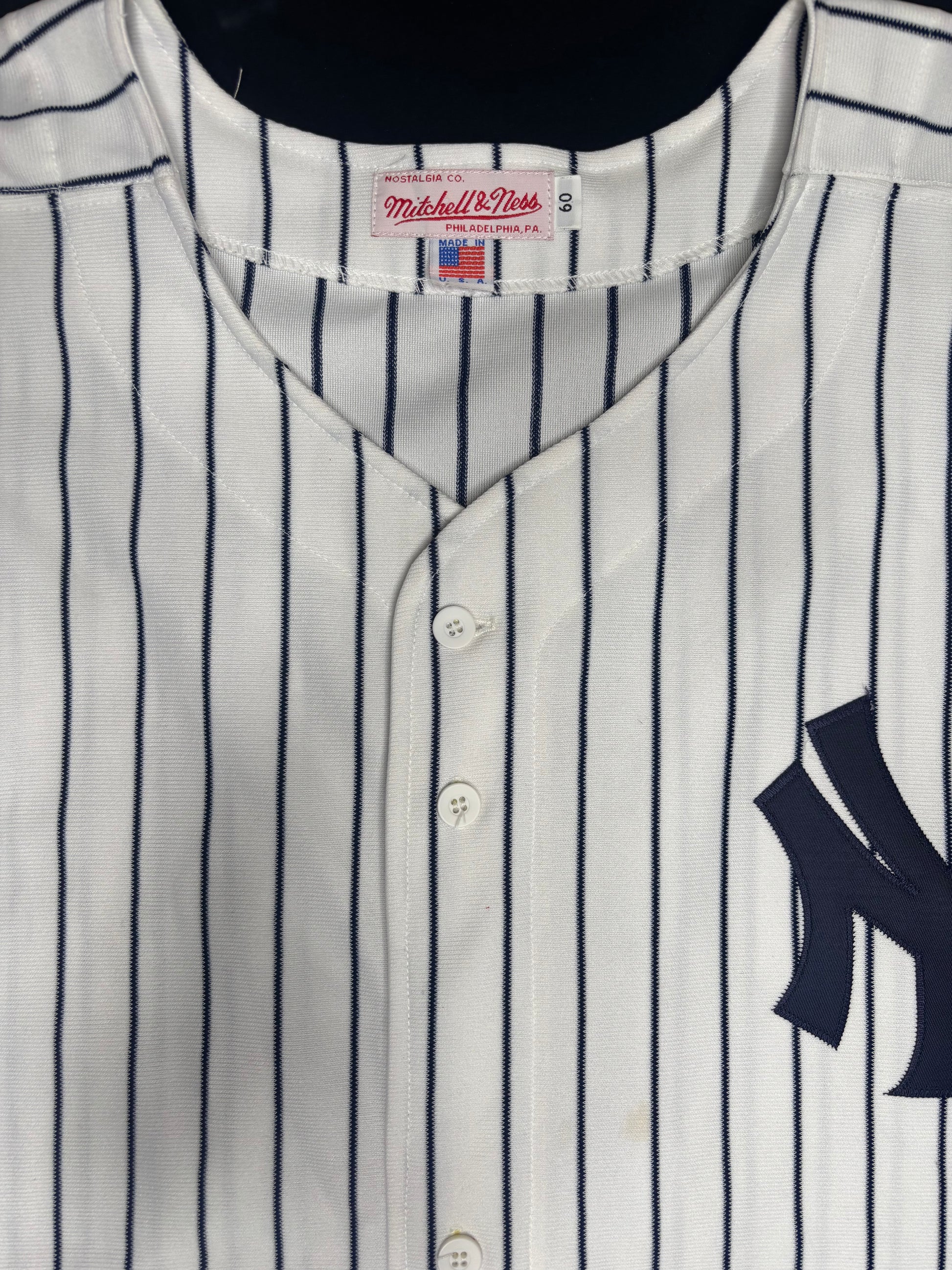 New York Yankees Derek Jeter Authentic Mitchell And Ness 1996 Cooperstown Authentic Baseball Jersey Size: 60