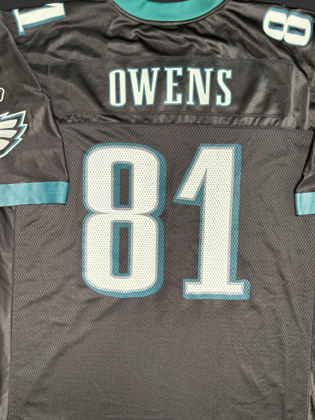 Philadelphia Eagles Terrell Owens Alt Black Reebok Football Jersey Size: XL