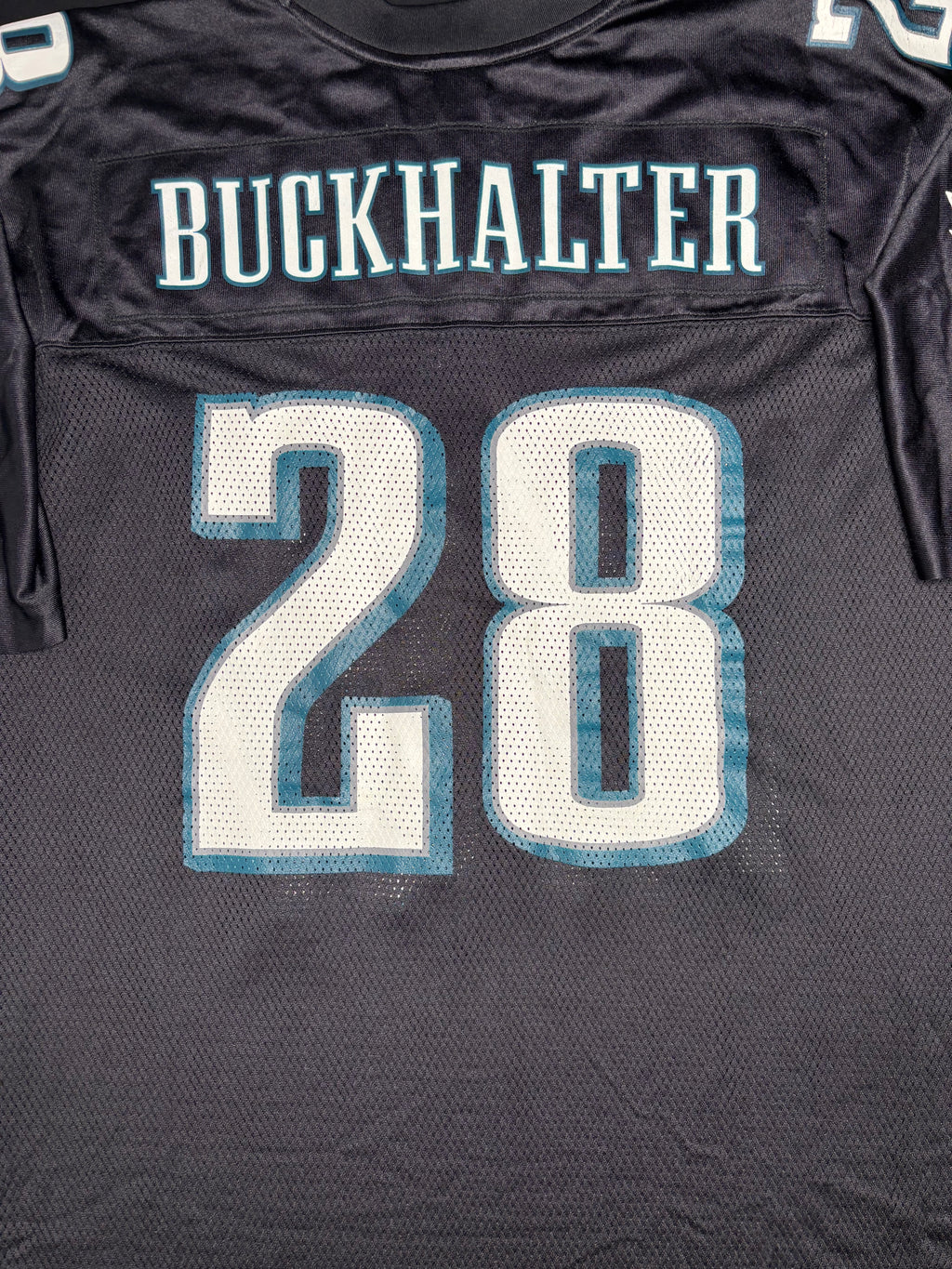 Philadelphia Eagles Correll Buckhalter Alt Black Reebok Football Jersey Size: XXL