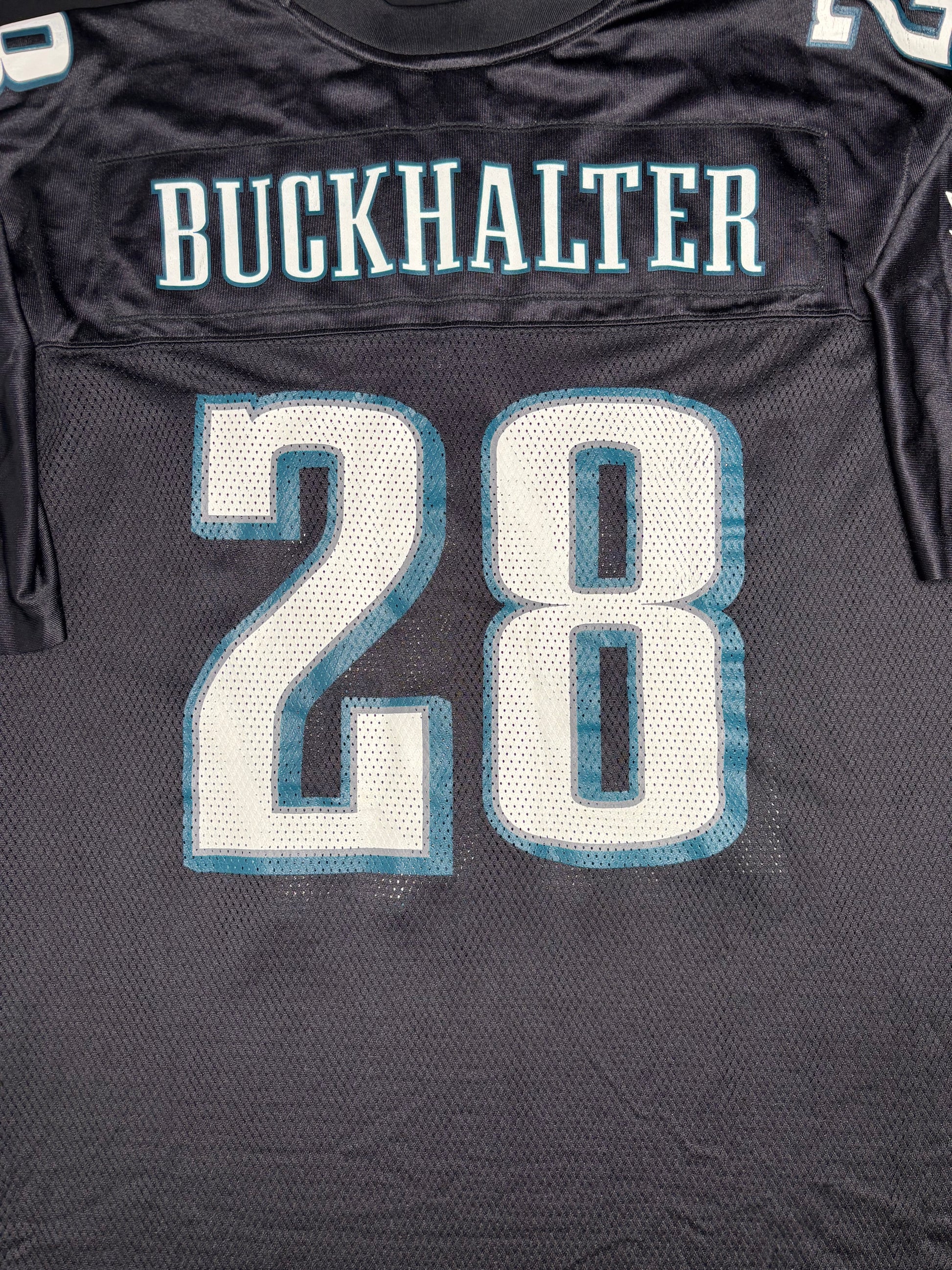 Philadelphia Eagles Correll Buckhalter Alt Black Reebok Football Jersey Size: XXL