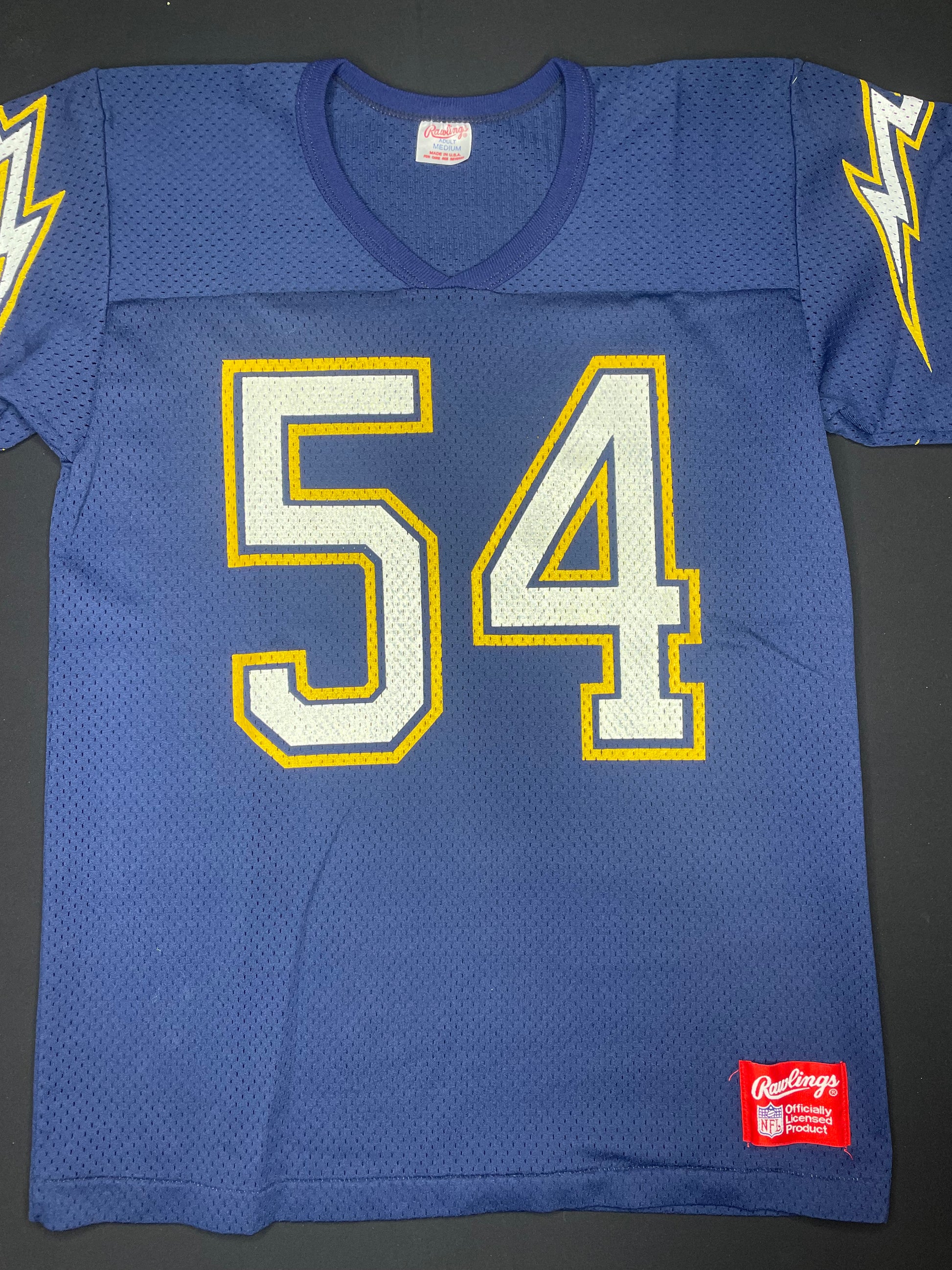 Vintage San Diego Chargers Billy Ray Smith Rawlings Football Jersey Size: Medium