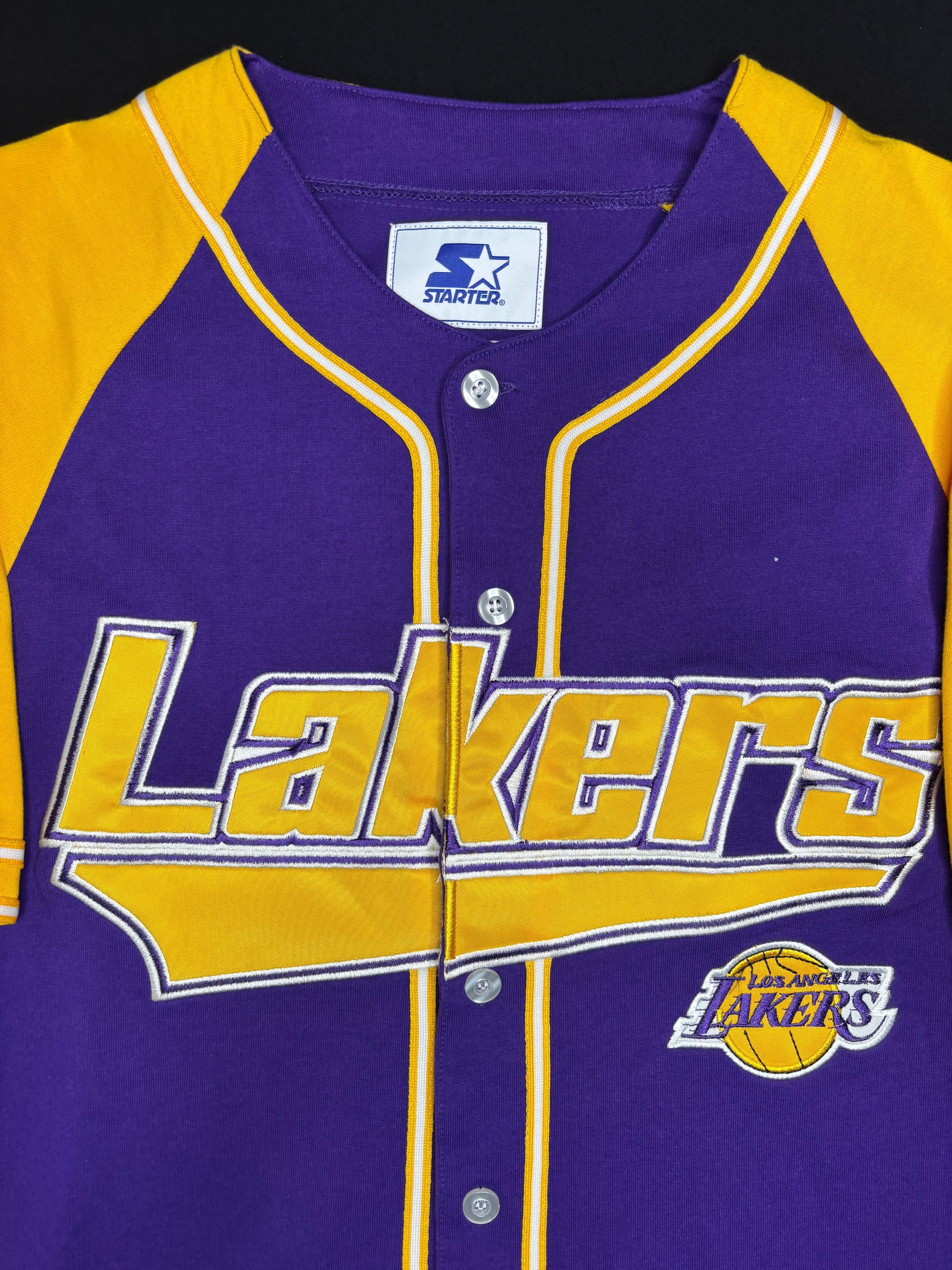 Los Angeles Lakers Vintage Starter Baseball Jersey Size: Large