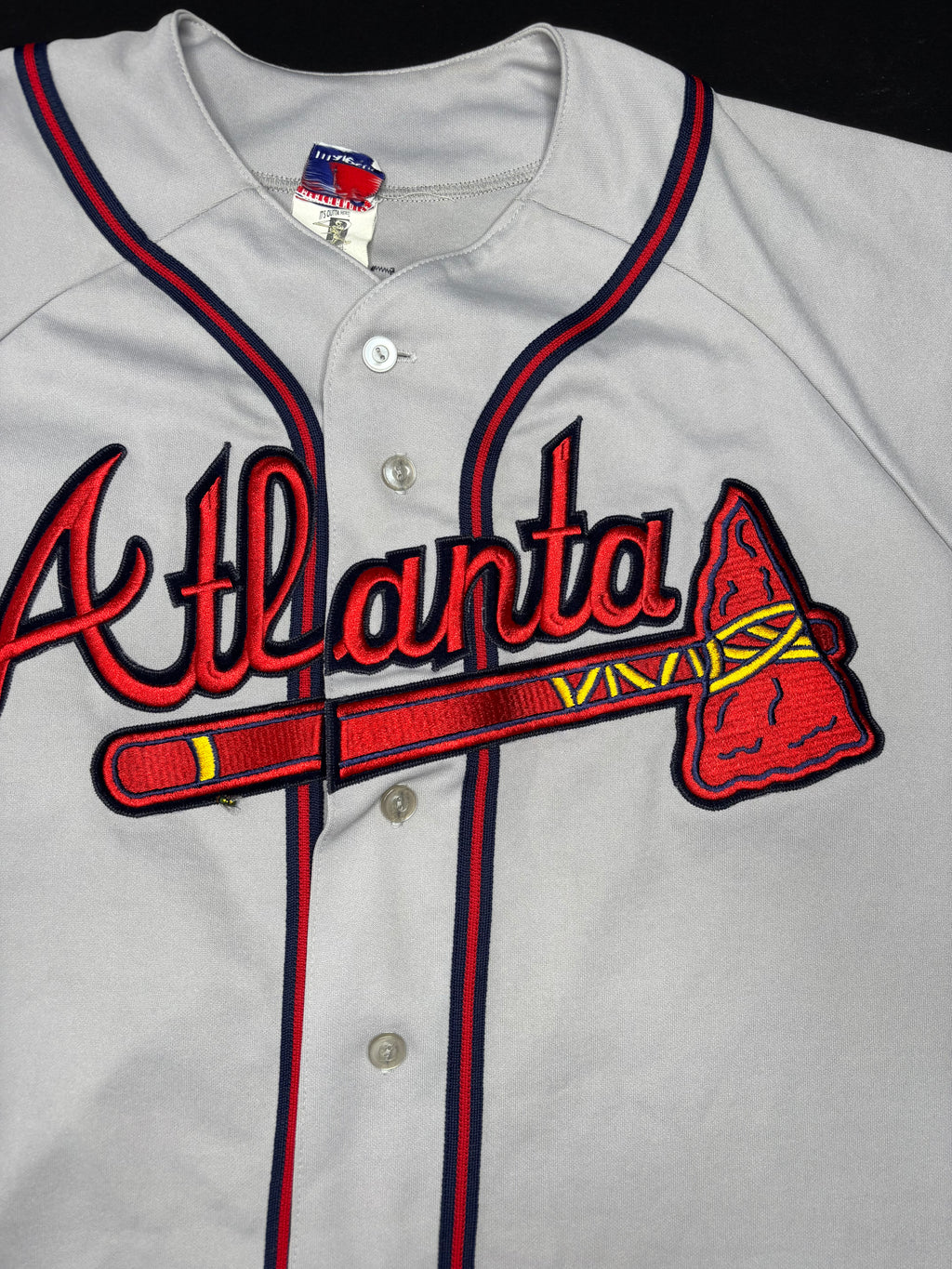 Atlanta Braves Chipper Jones Majestic Baseball Jerseys Size: XXL
