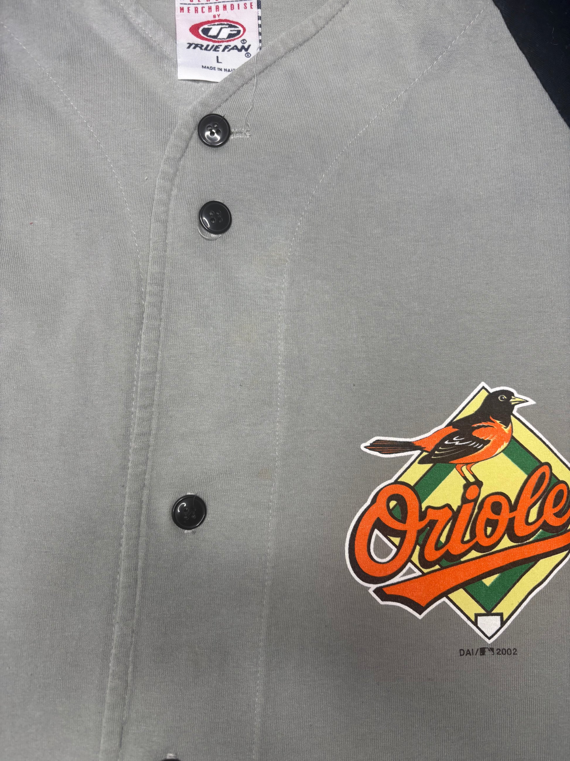 Baltimore Orioles True Fan Baseball Jersey Size: Large