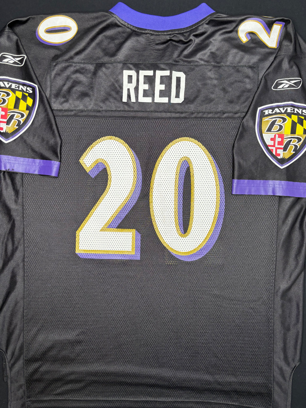 Baltimore Ravens Ed Reed Reebok Football Jersey Size: XL