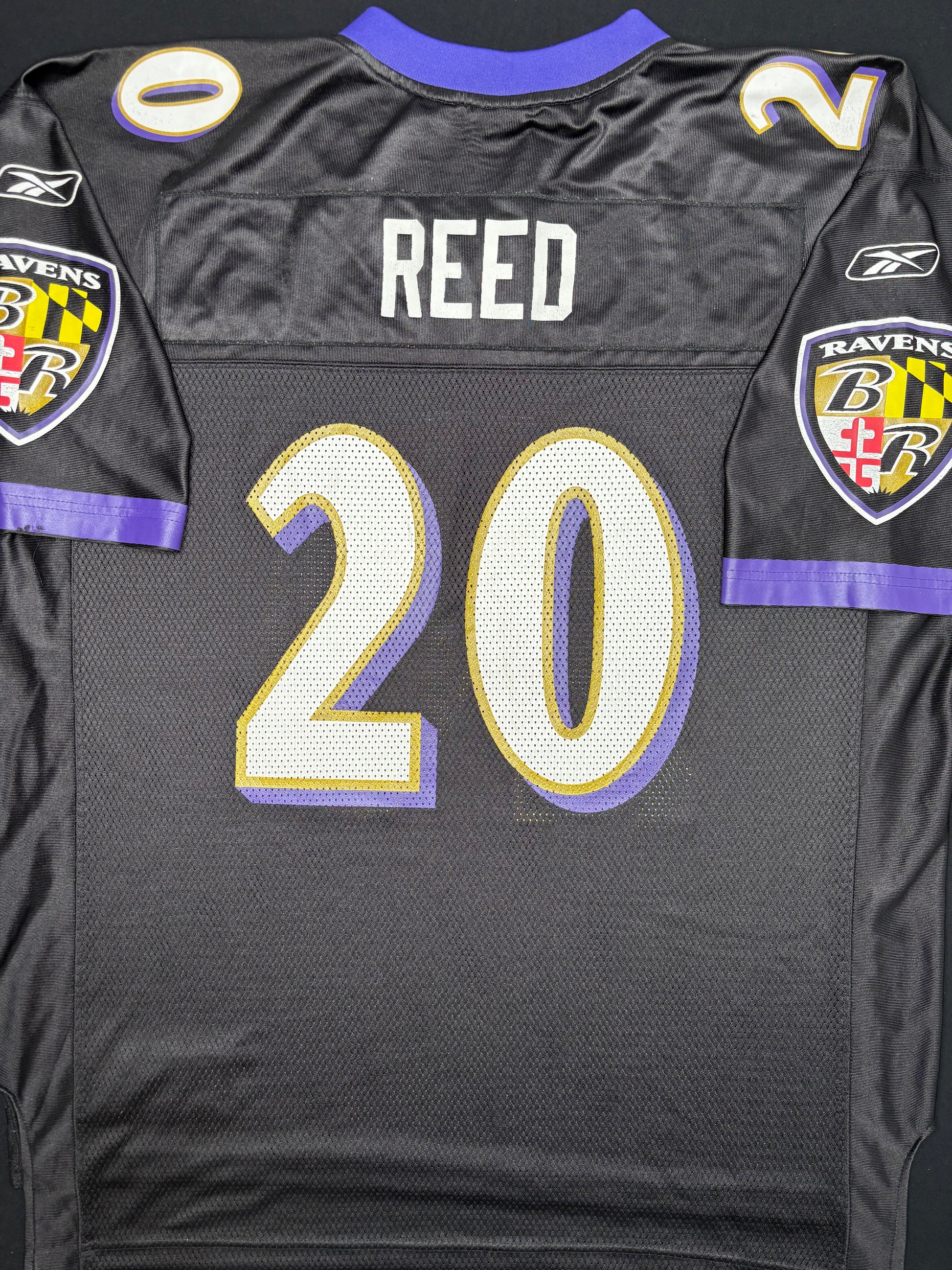 Baltimore Ravens Ed Reed Reebok Football Jersey Size: XL