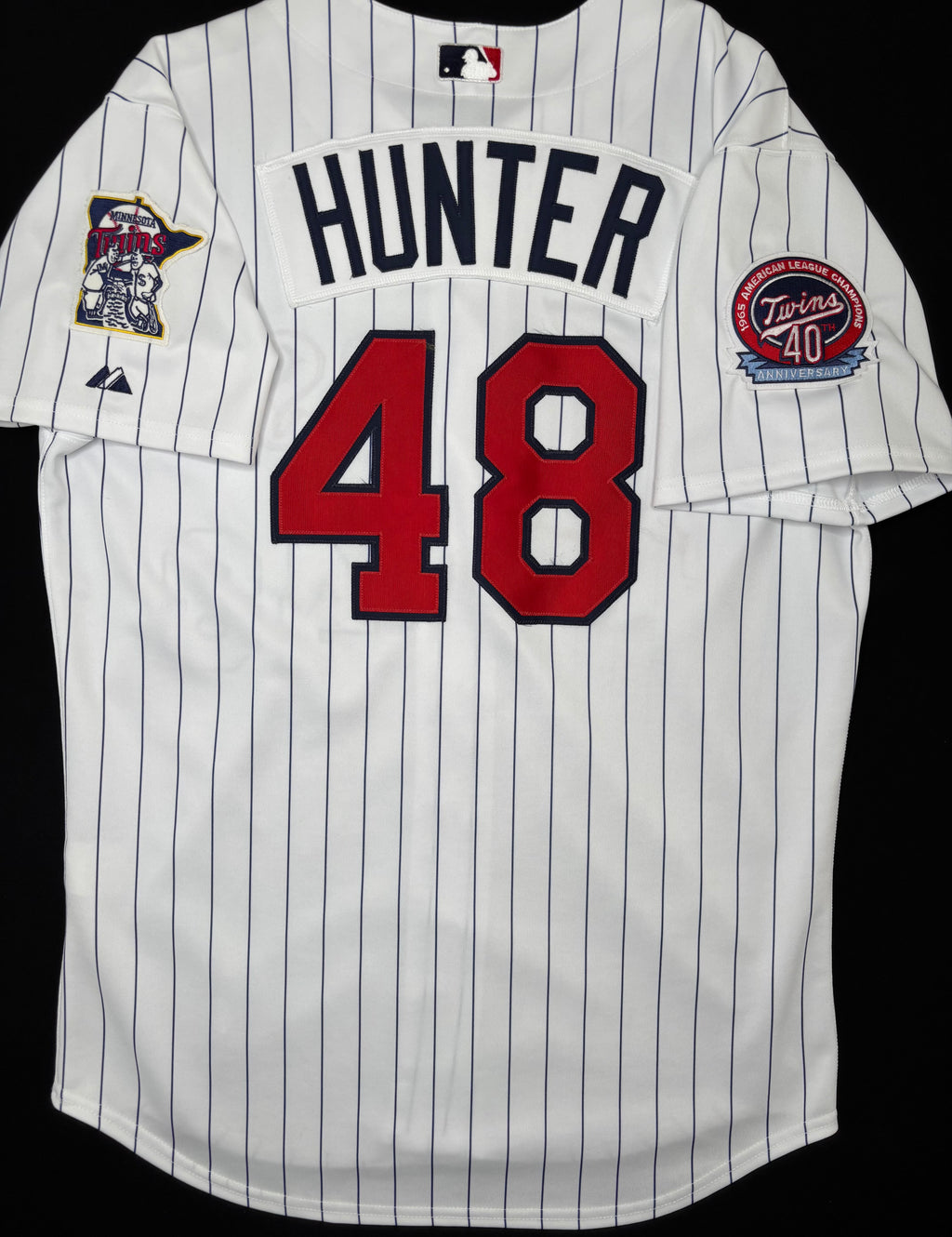 Minnesota Twins Torii Hunter Authentic Majestic Baseball Jersey Size: 48