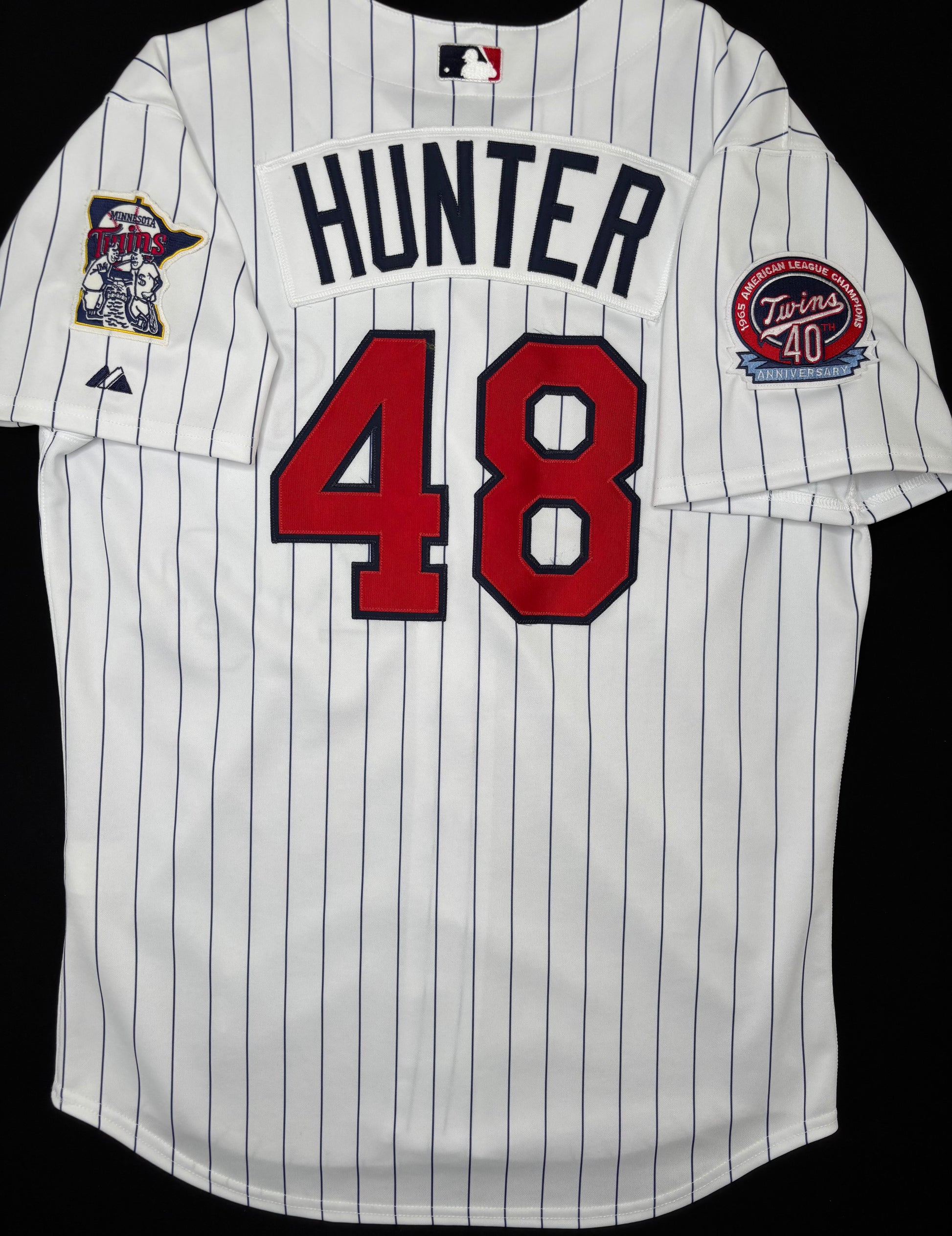 Minnesota Twins Torii Hunter Authentic Majestic Baseball Jersey Size: 48