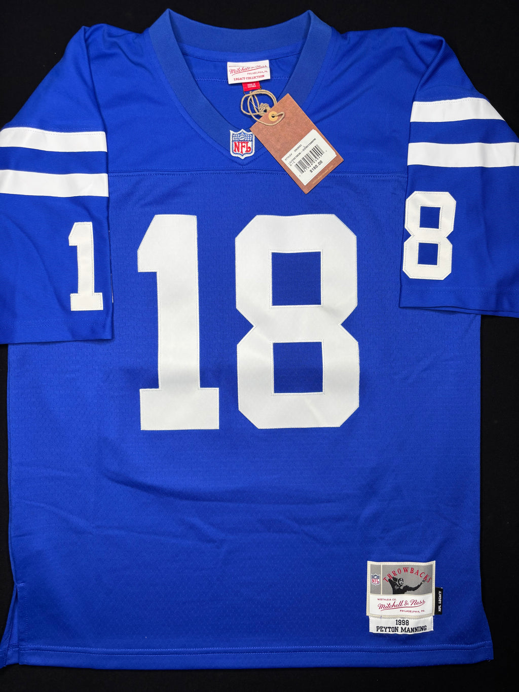 NWT Peyton Manning Mitchell & Ness Legacy Football Jersey Size: Large