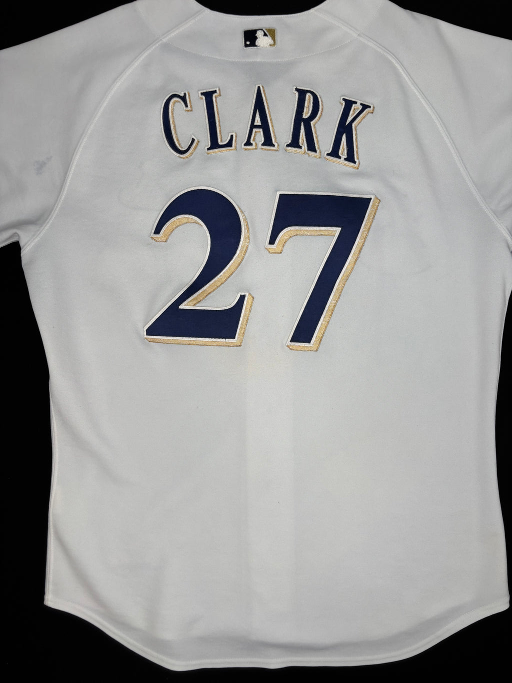 Milwaukee Brewers Brady Clark 2003 Team Issued Majestic Authentic Baseball Jersey Size: 48