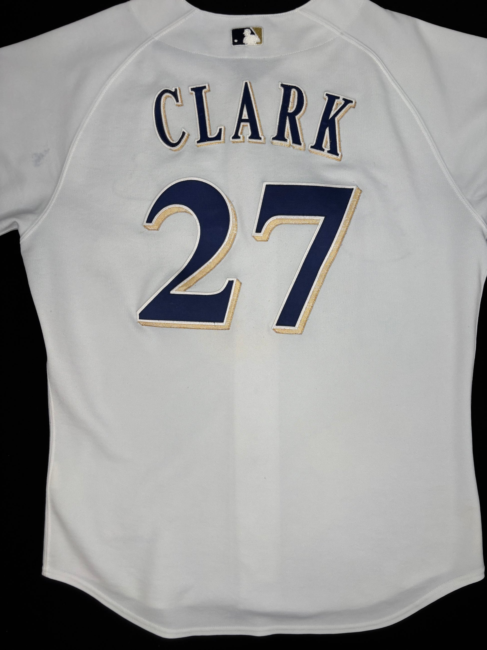 Milwaukee Brewers Brady Clark 2003 Team Issued Majestic Authentic Baseball Jersey Size: 48
