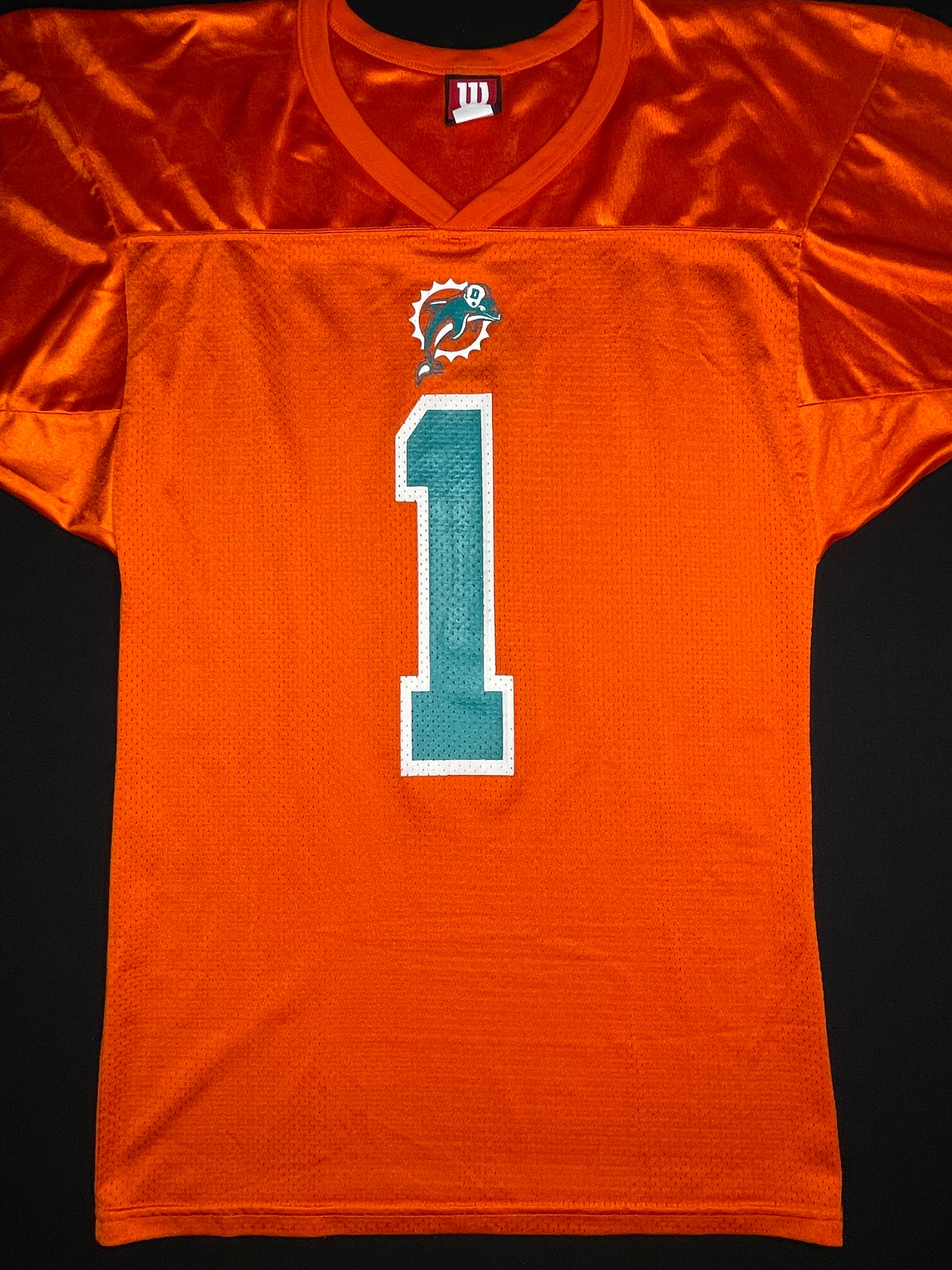 Vintage Miami Dolphins Tua Tagovailoa Custom Wilson Football Jersey Size: Medium