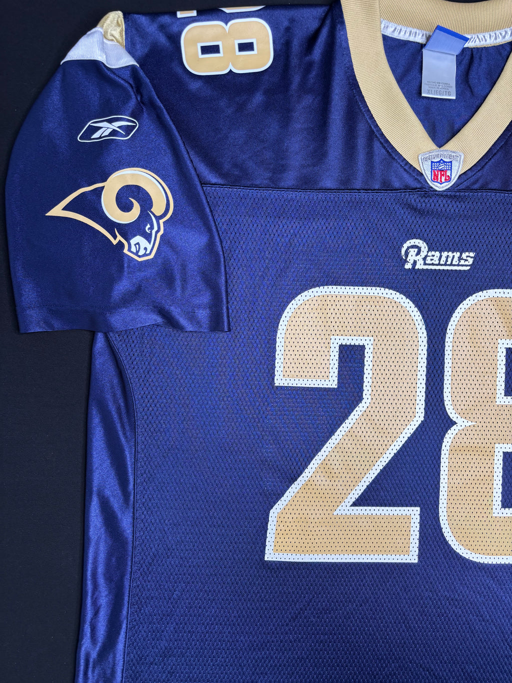 St. Louis Rams Marshall Faulk Reebok Football Jersey