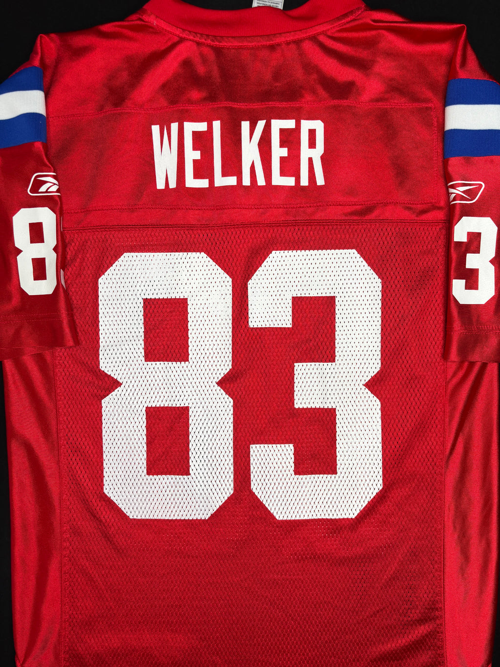 New England Patriots Wes Welker 50th Anniversary Reebok Football Jersey Size: Small