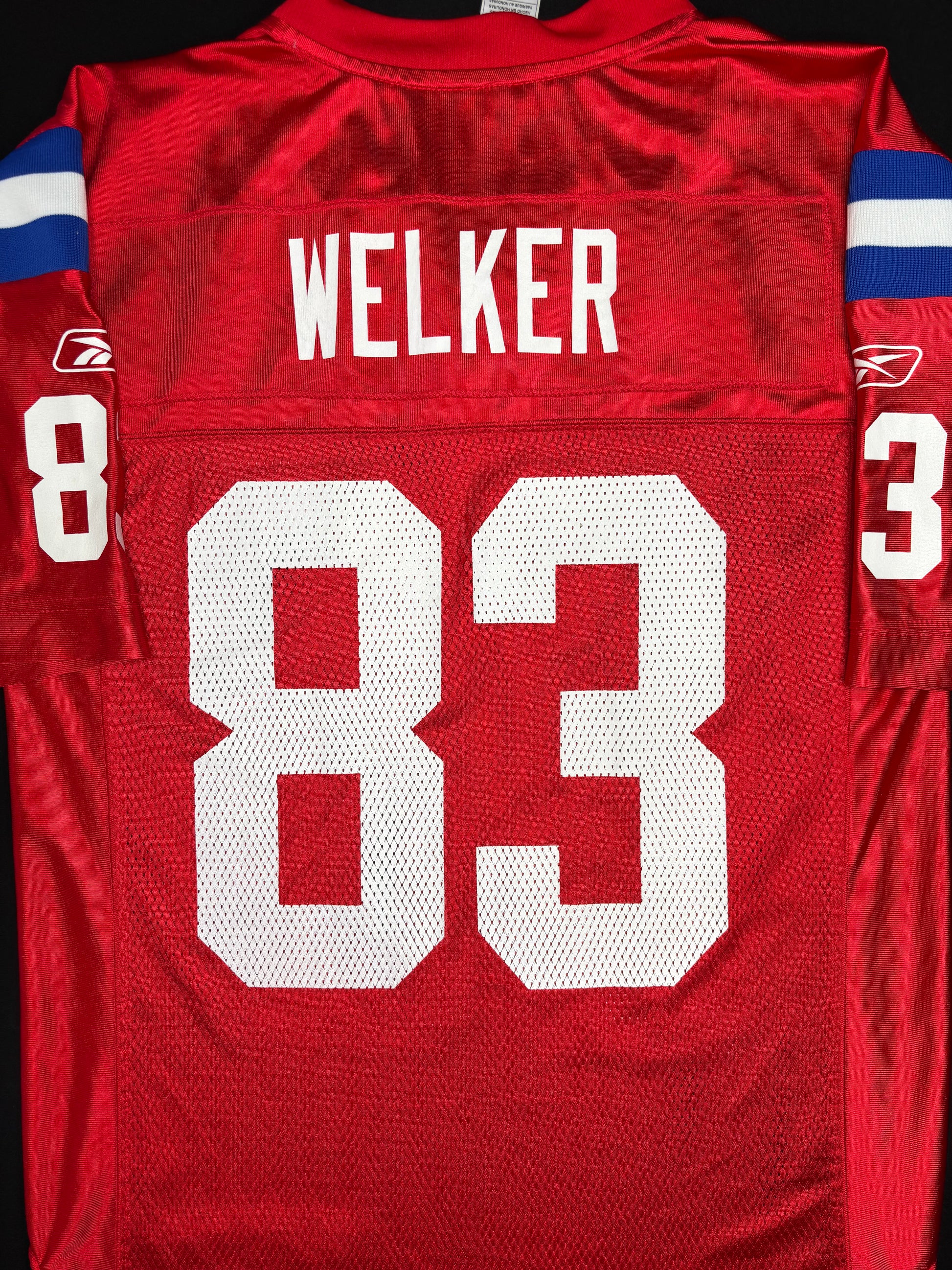 New England Patriots Wes Welker 50th Anniversary Reebok Football Jersey Size: Small