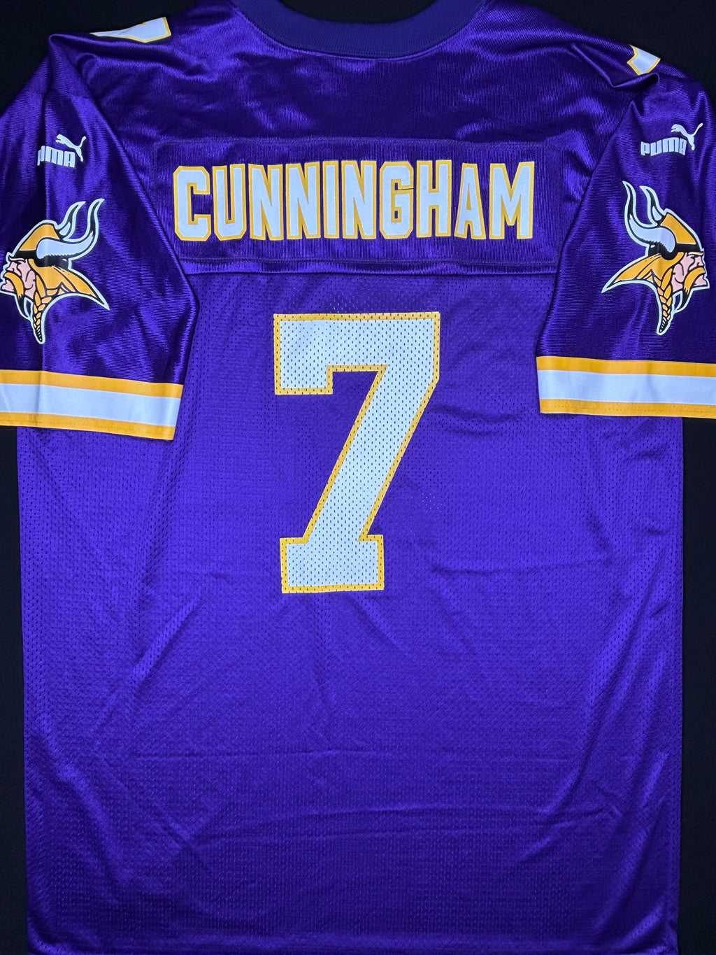 Minnesota Vikings Randall Cunningham Puma Football Jersey Size: Large