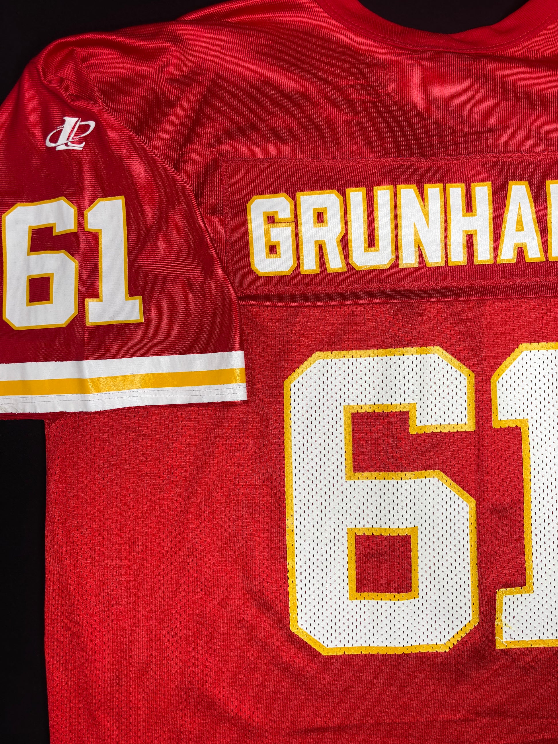 Kansas City Chiefs Tim Grunhard Logo Athletic Football Jersey Size: XL