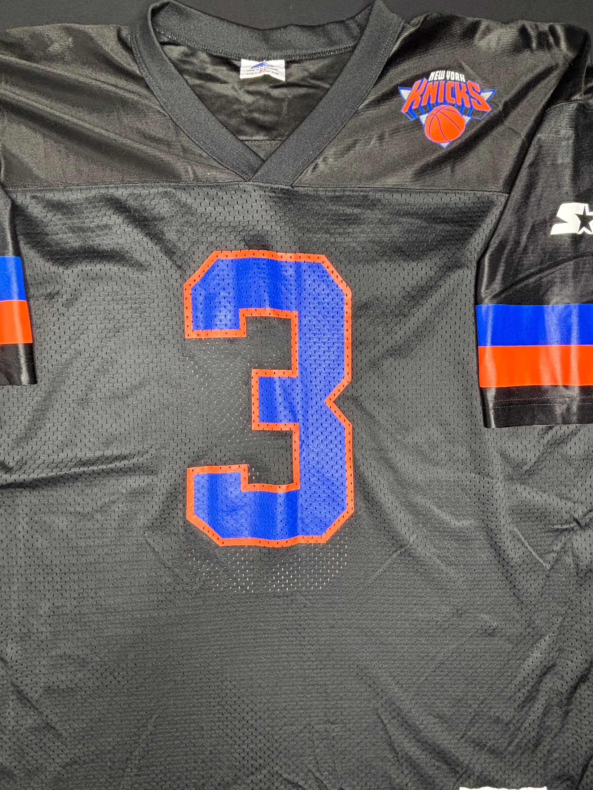 New York Knicks John Starks Starter Football Jersey Size: 54