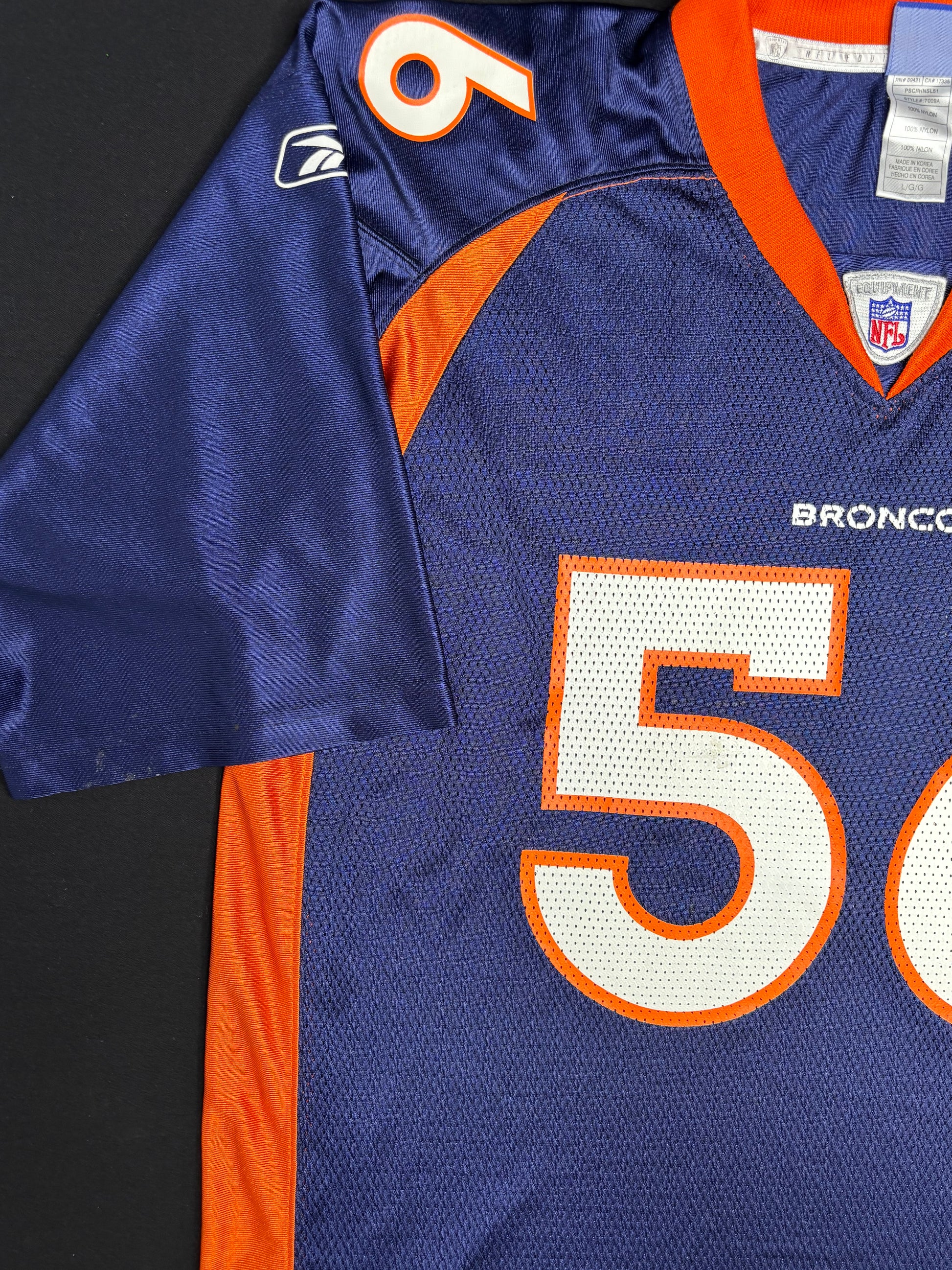 Denver Broncos Al Wilson Reebok Football Jersey Size: Large
