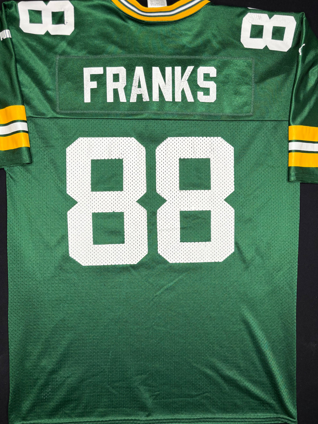 Green Bay Packers Bubba Franks Puma Football Jersey Size: Medium