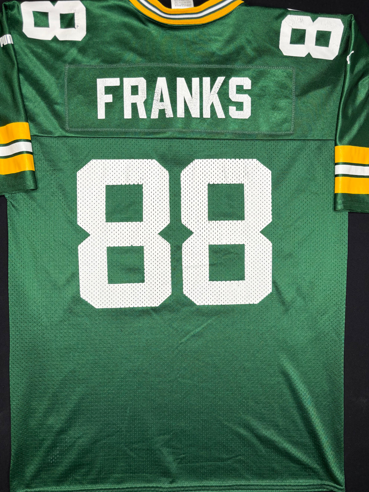 Green Bay Packers Bubba Franks Puma Football Jersey Size: Medium