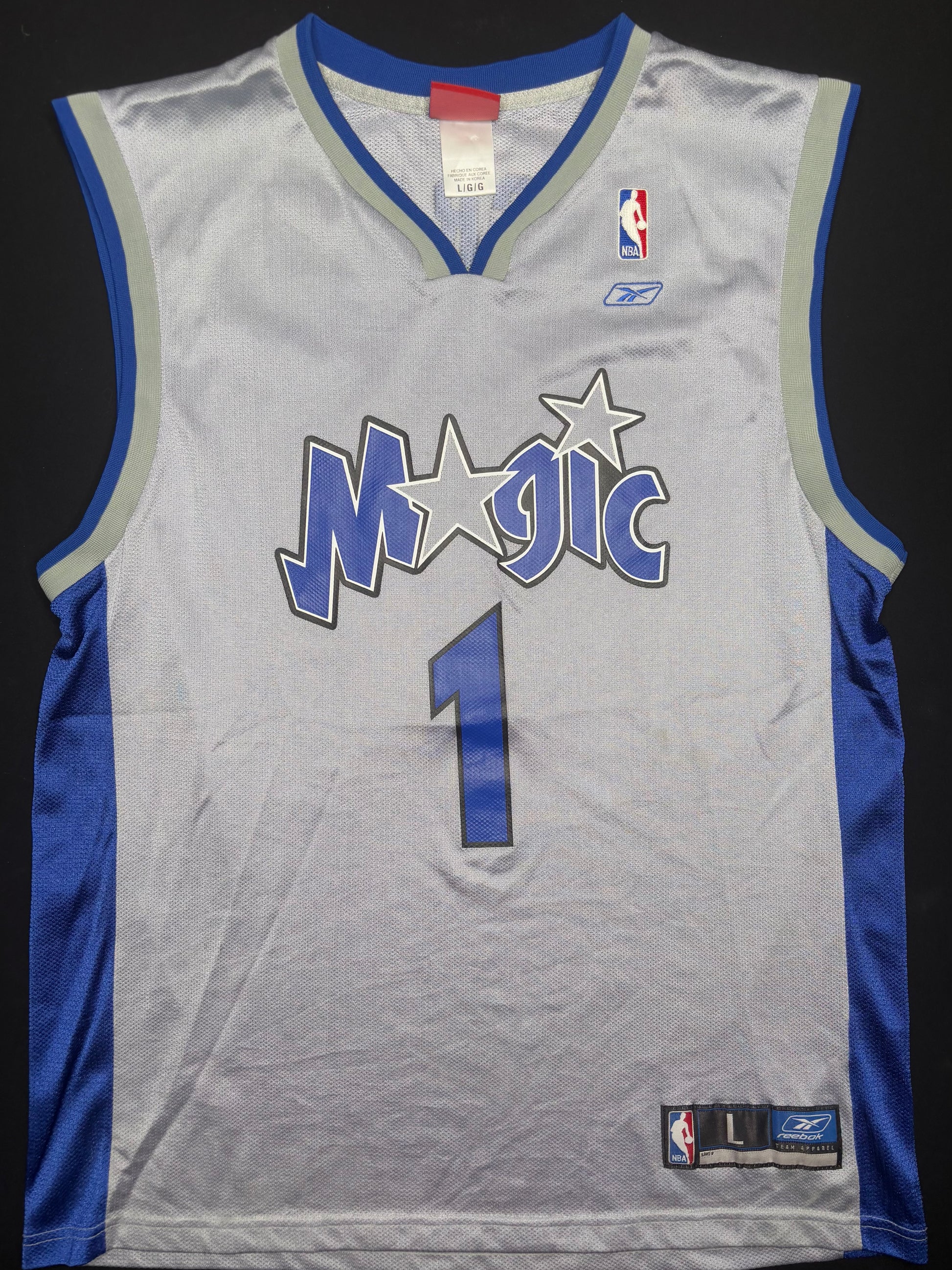 Vintage Orlando Magic Tracy McGrady Reebok Basketball Jersey Size: Large