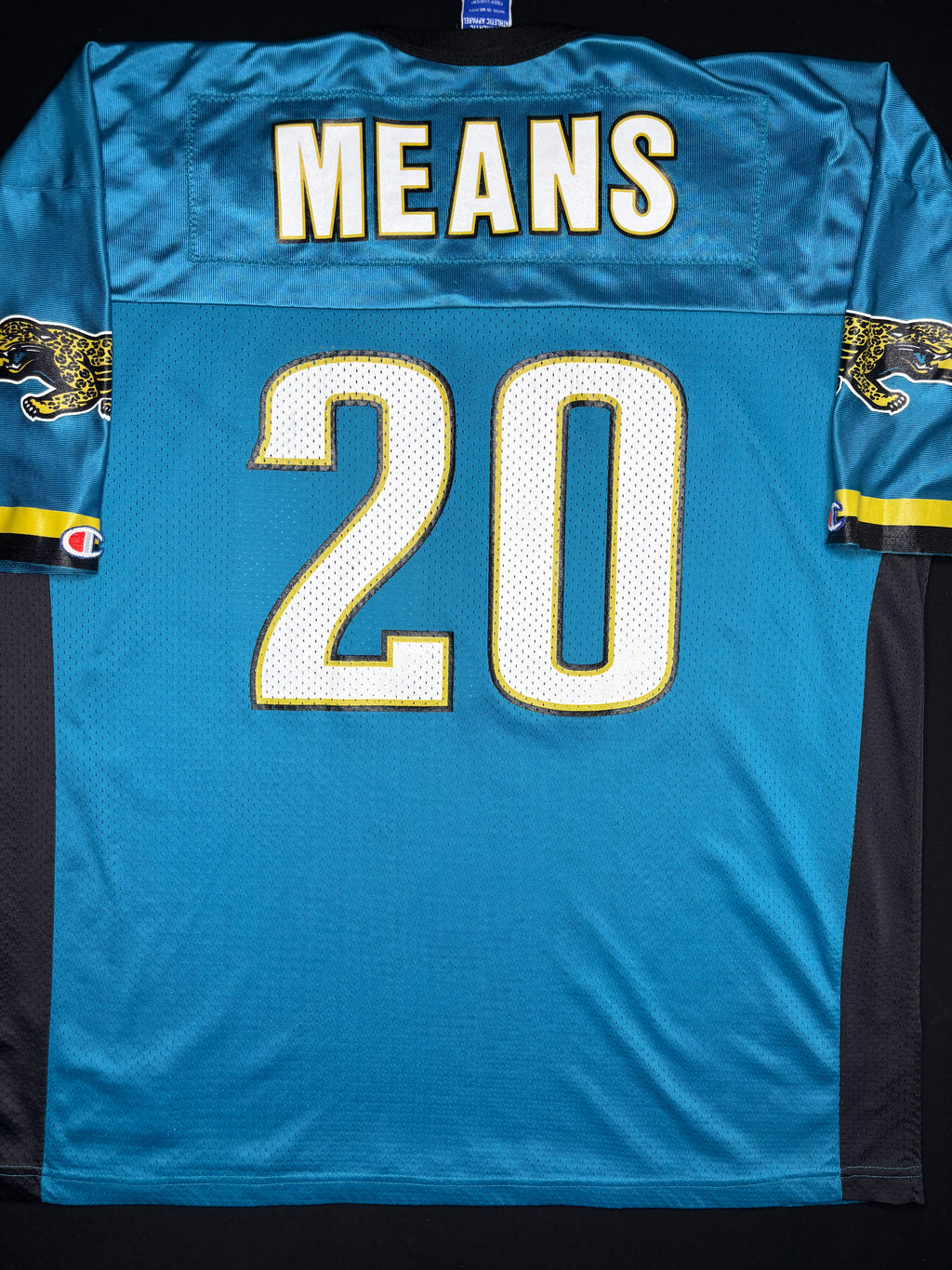 Jacksonville Jaguars Natrone Means Champion Football Jersey Size: 52
