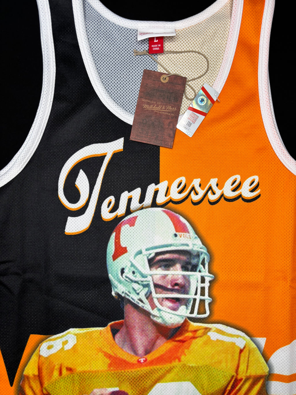 NWT Tennessee Vols Peyton Manning Mitchell and Ness College Vault Tank Top Size: Large