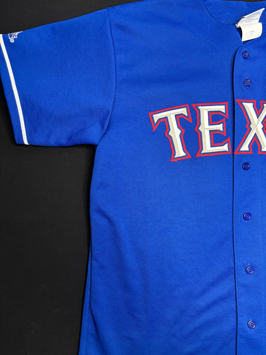 Texas Rangers Alex Rodriguez Majestic Baseball Jersey Size: Large