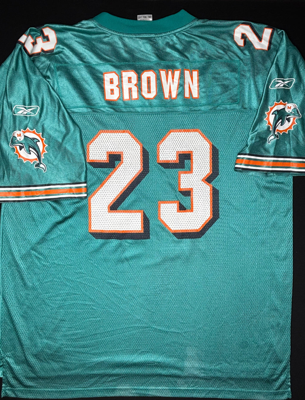 Miami Dolphins Ronnie Brown Reebok Football Jersey Size: XXL