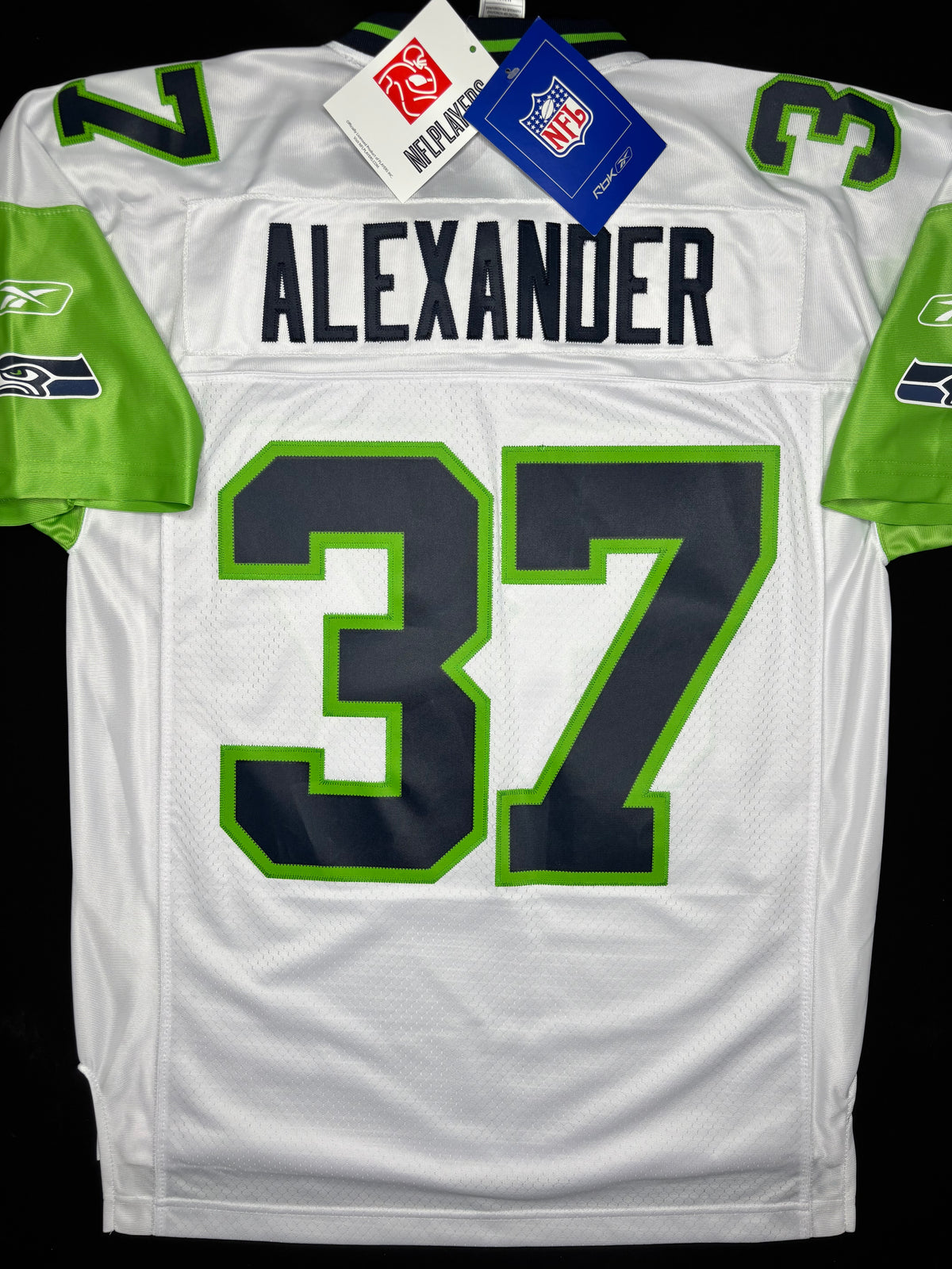 NWT Seattle Seahawks Shaun Alexander Reebok Premier Football Jersey Size: Medium