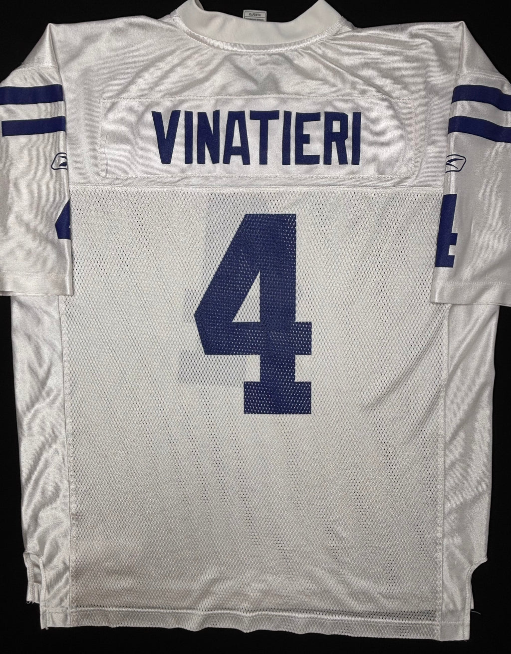 Indianapolis Colts Adam Vinatieri Reebok Football Jersey Size: XL