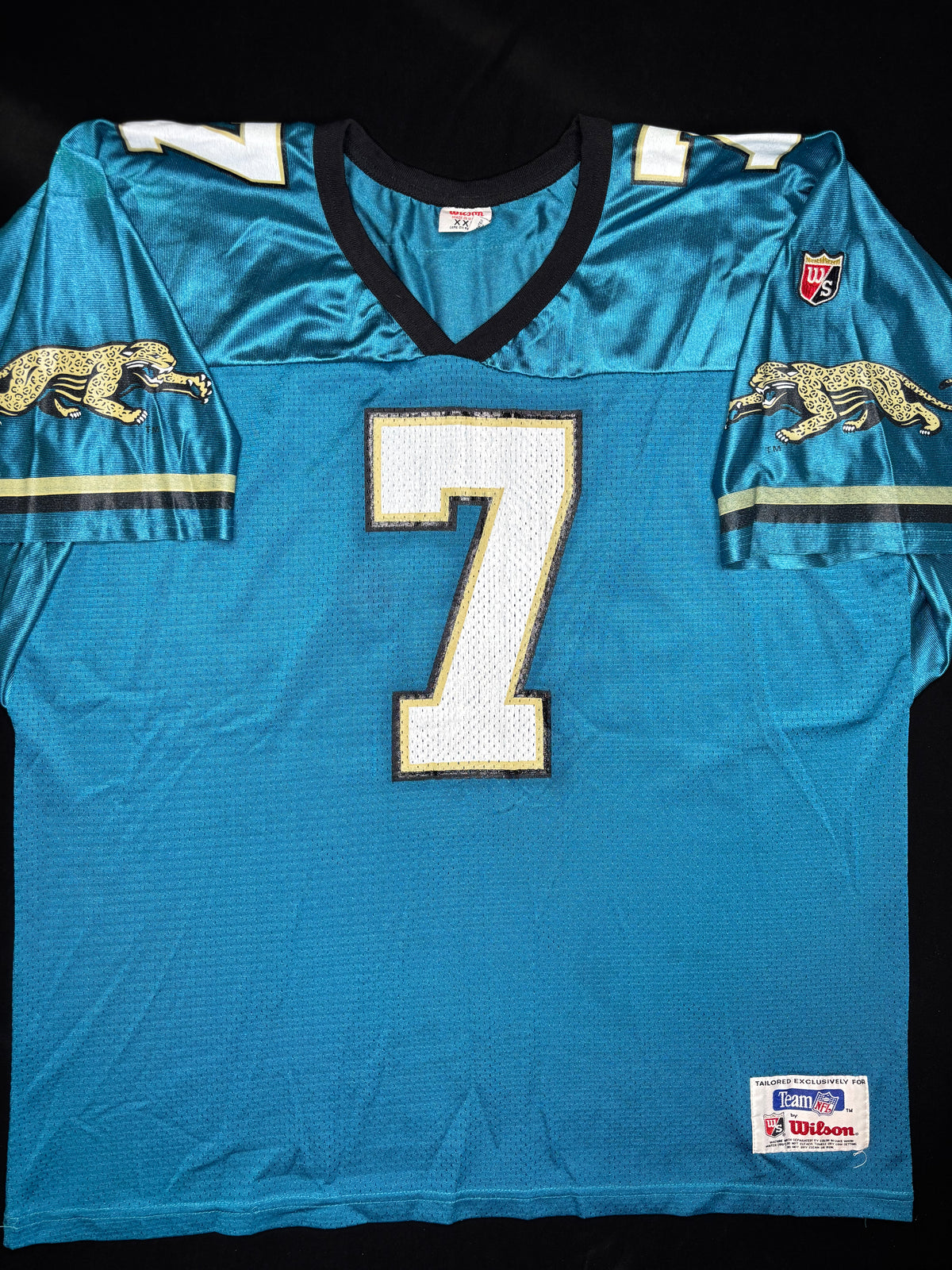 Jacksonville Jaguars Steve Beuerlein Wilson Football Jersey Size: XXL