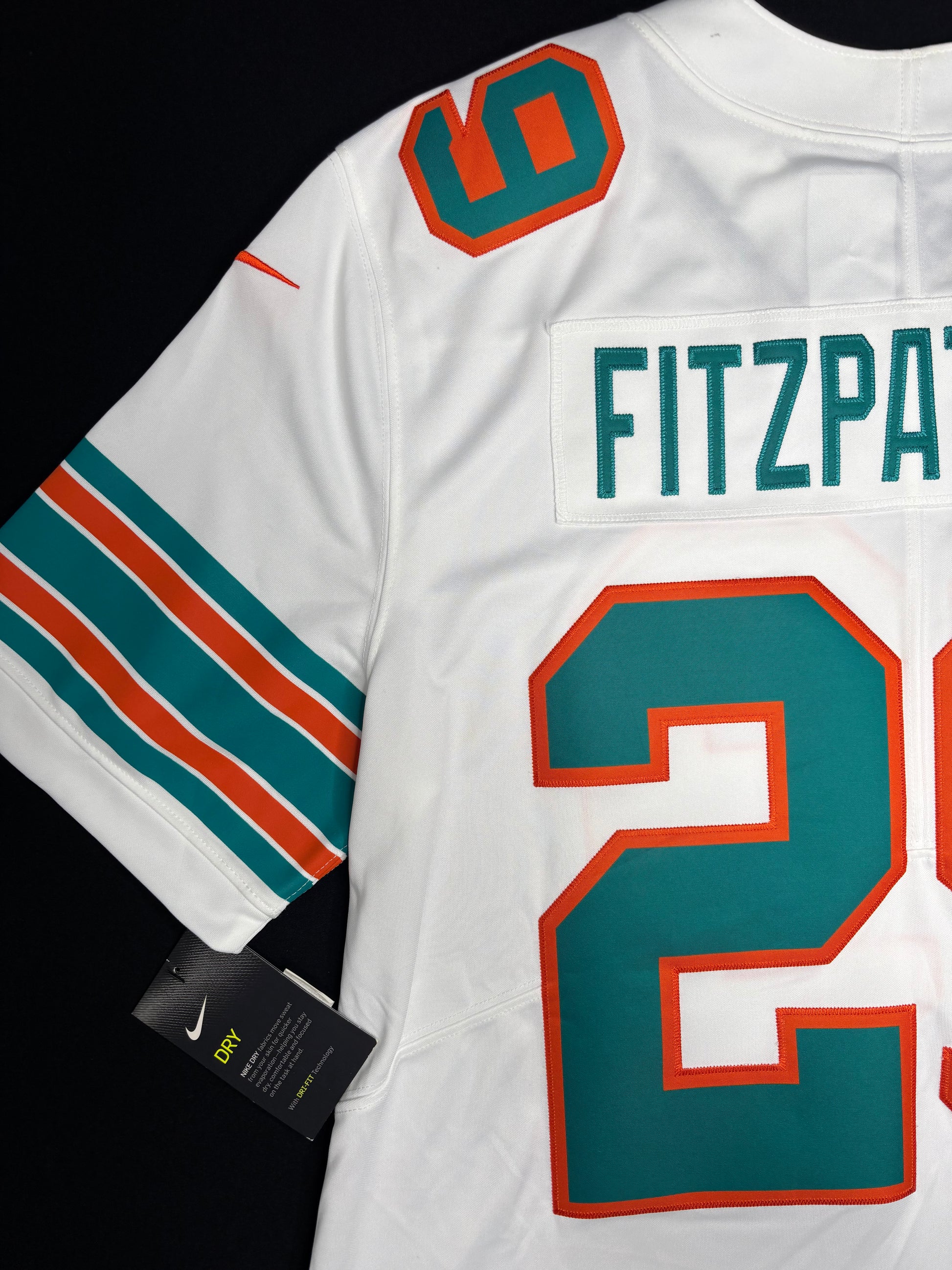 NWT Miami Dolphins Minkah Fitzpatrick Nike Game Football Jersey Size: Large
