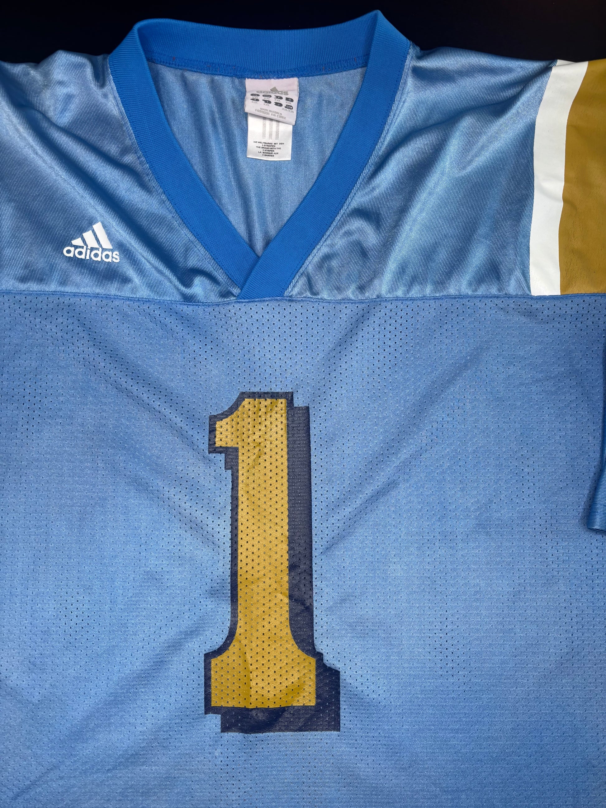 UCLA Bruins #1 Adidas Football Jersey Size: XXL