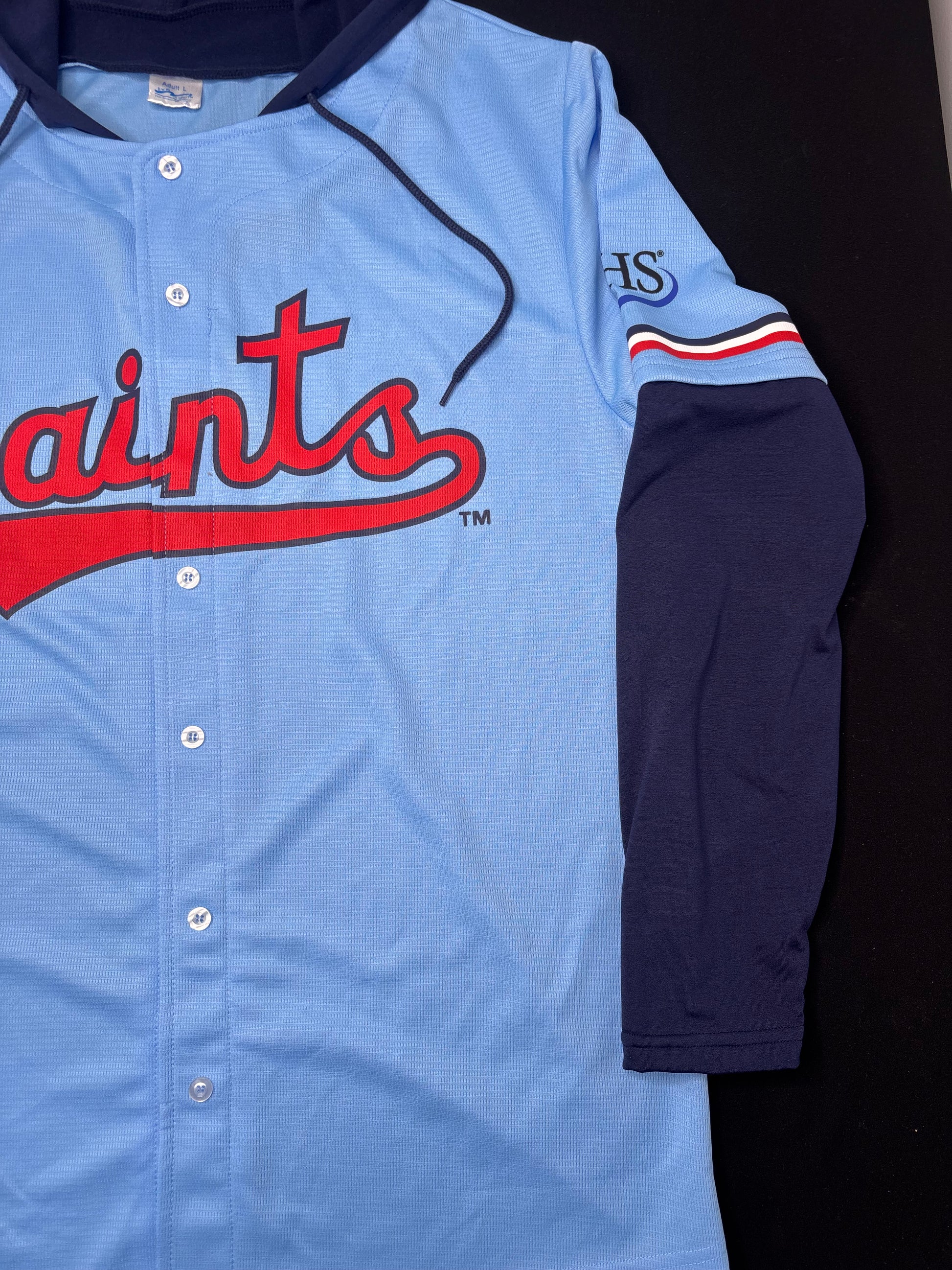 St. Paul Saints Jersey Hoodie Combo SGA Size: Large