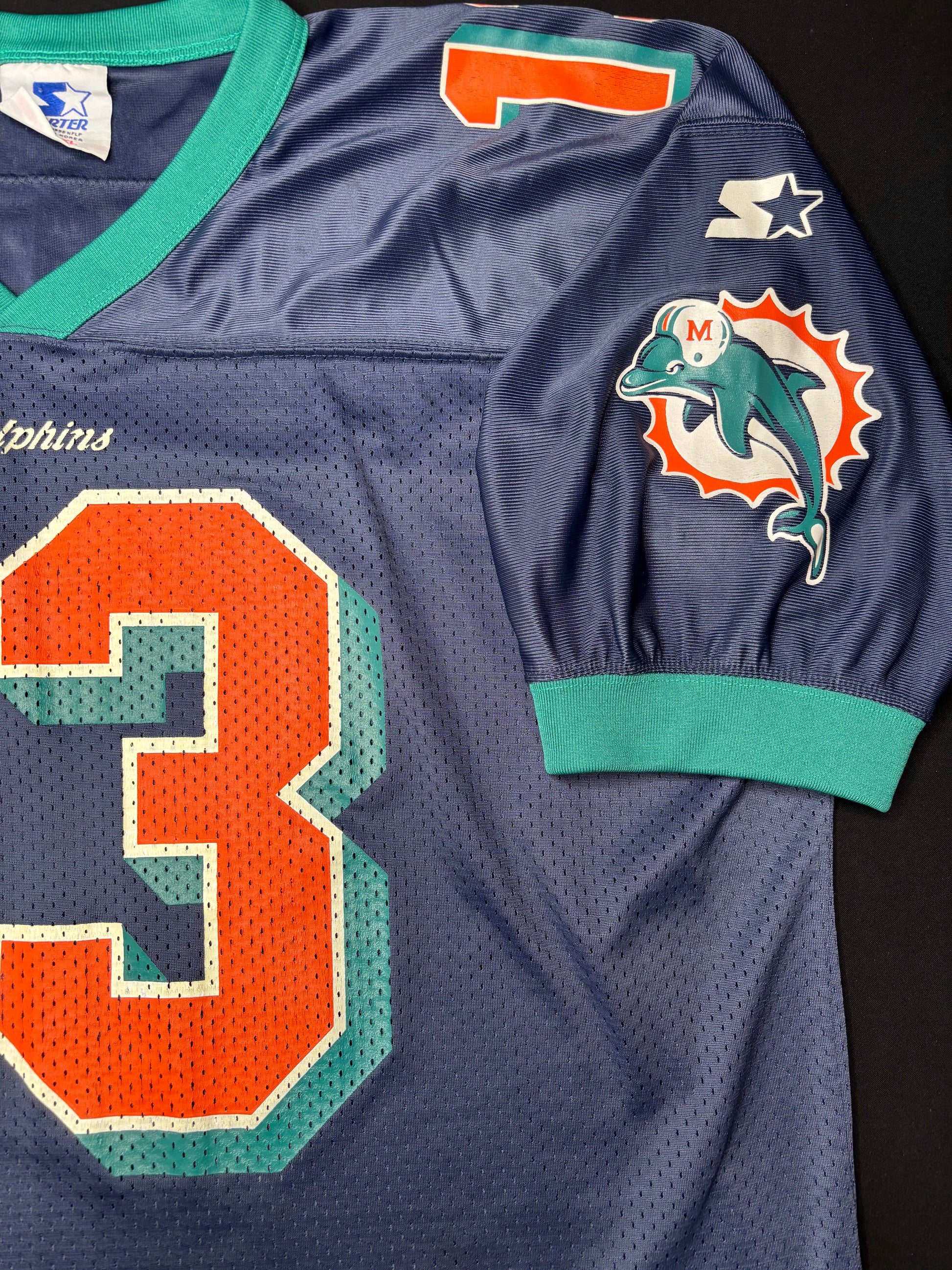 Miami Dolphins Dan Marino Alt Blue Starter Football Jersey Size: 54