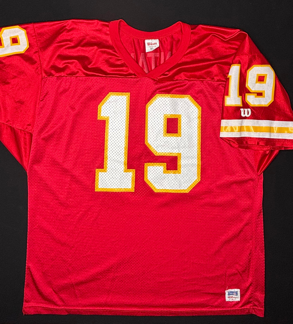 Kansas City Chiefs Joe Montana Wilson Football Jersey Size: XL