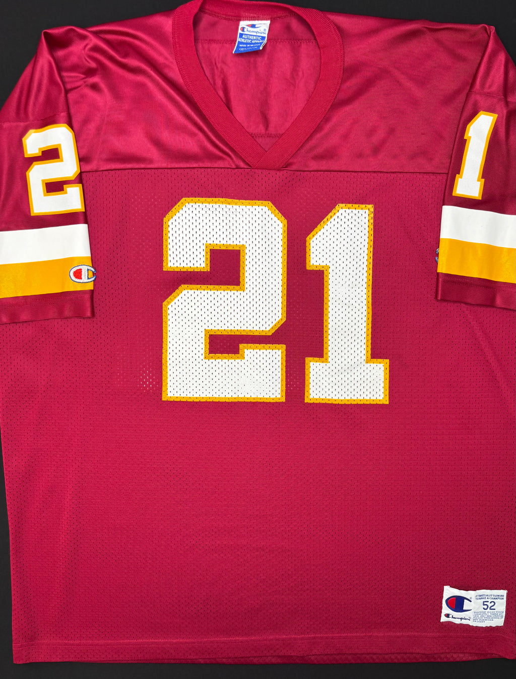 Washington Redskins Terry Allen Champion Football Jersey Size: 52