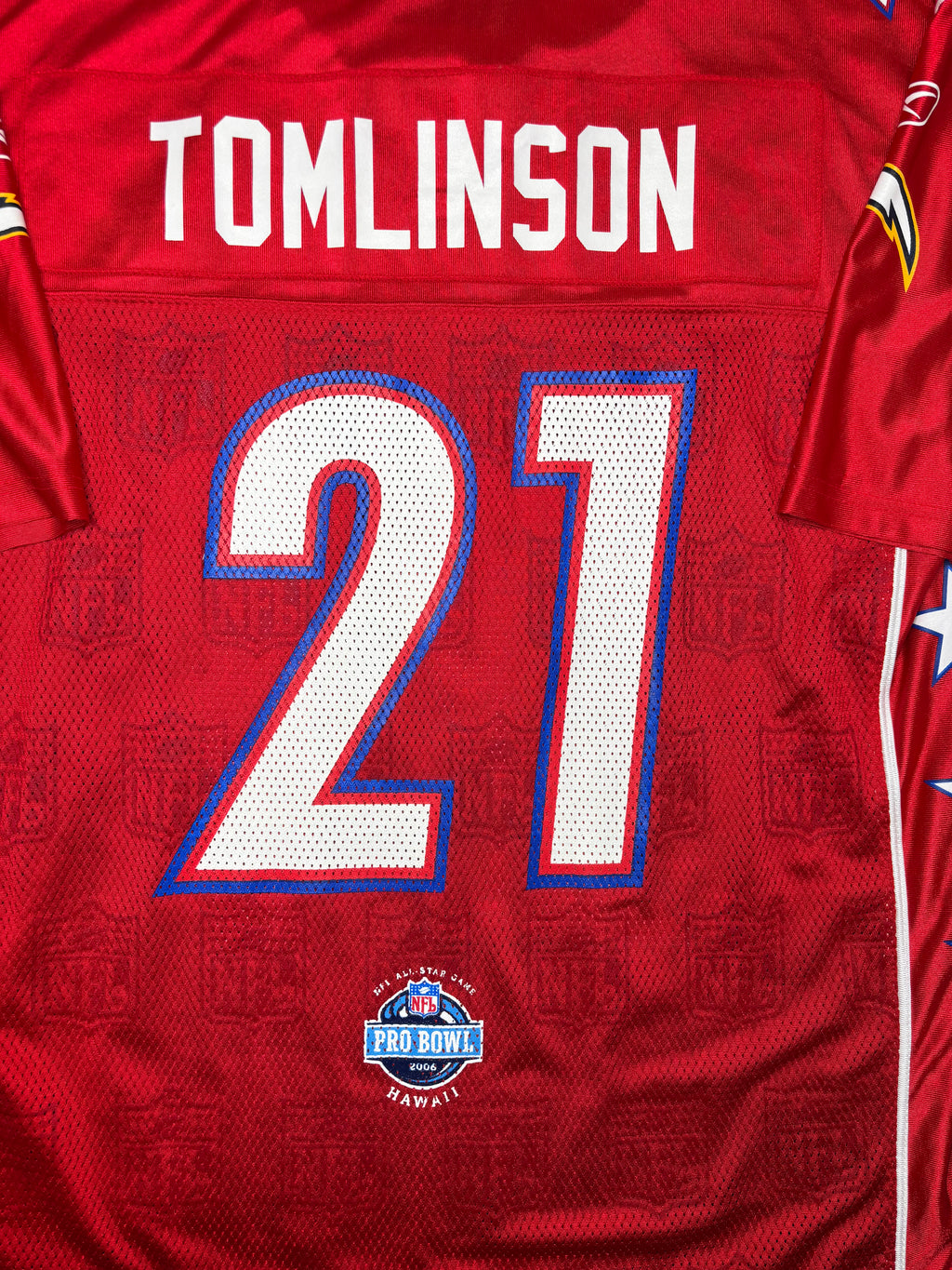 San Diego Chargers Ladainian Tomlinson 2006 AFC Pro Bowl Reebok Football Jersey Size: Large