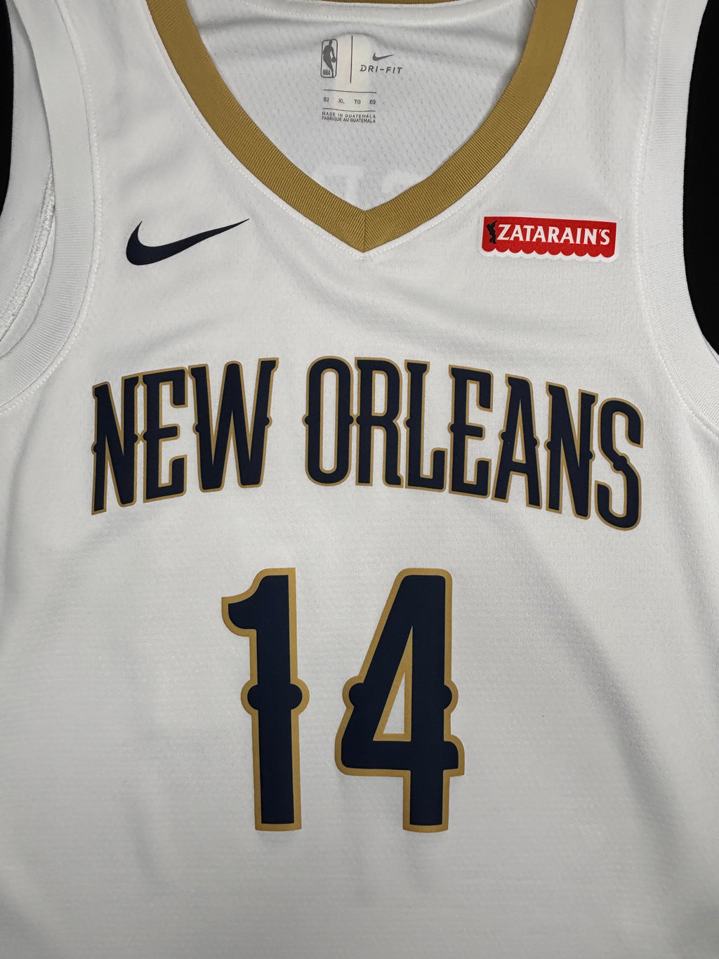 New Orleans Pelicans Brandon Ingram Nike Swingman Basketball Jersey Size: 52