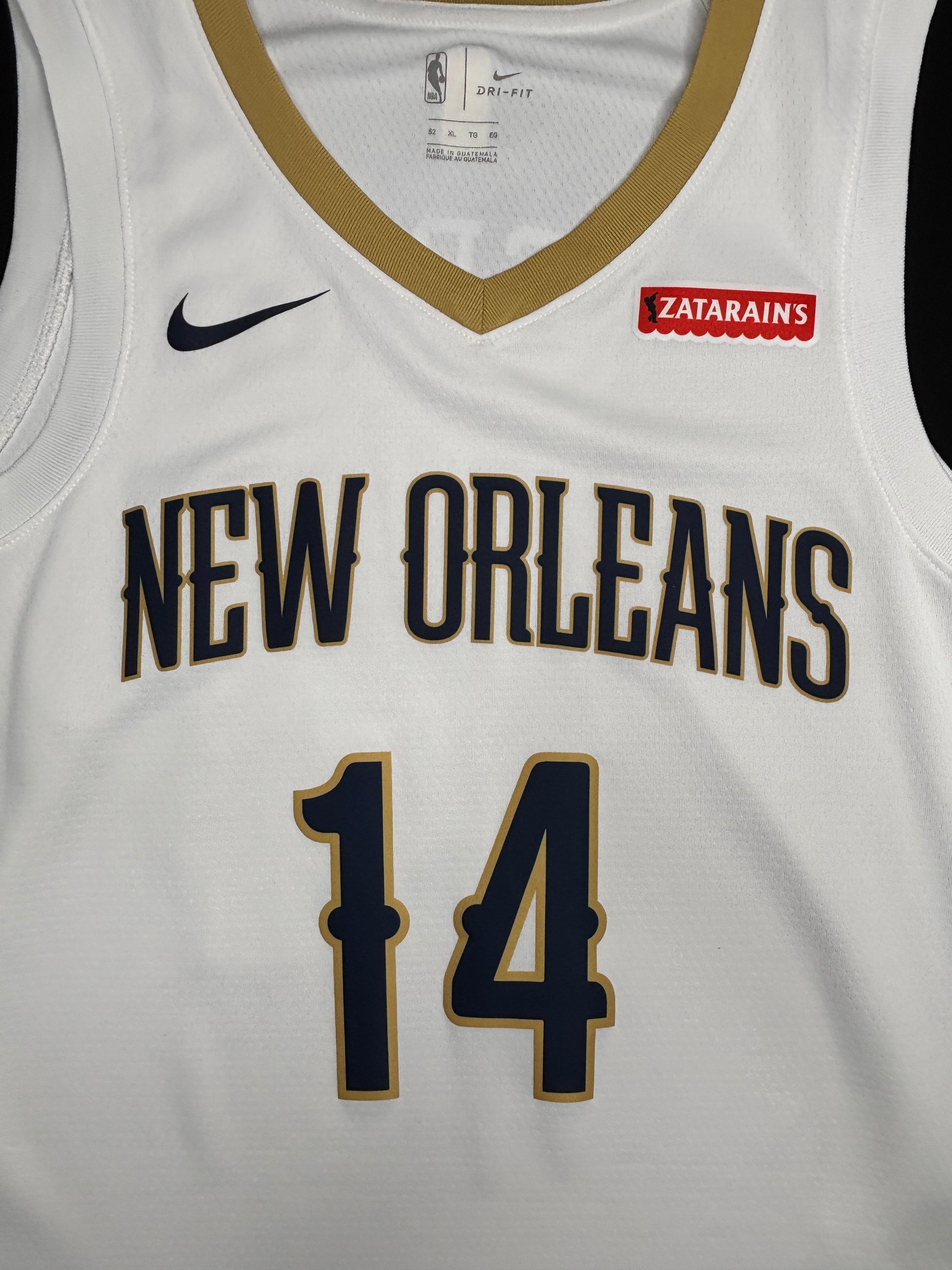 New Orleans Pelicans Brandon Ingram Nike Swingman Basketball Jersey Size: 52