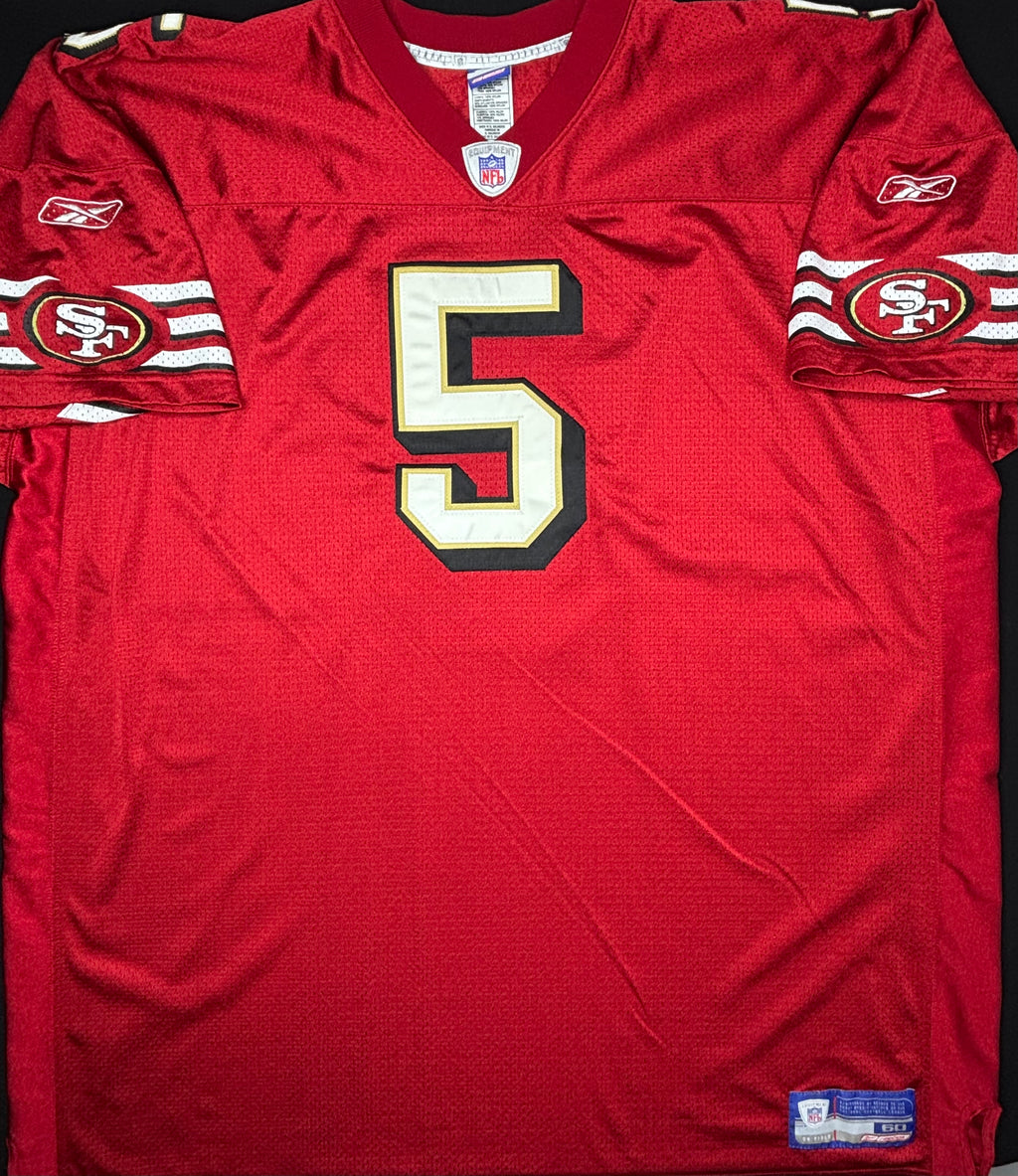 San Francisco 49ers Jeff Garcia Reebok Authentic Football Jersey Size: 60