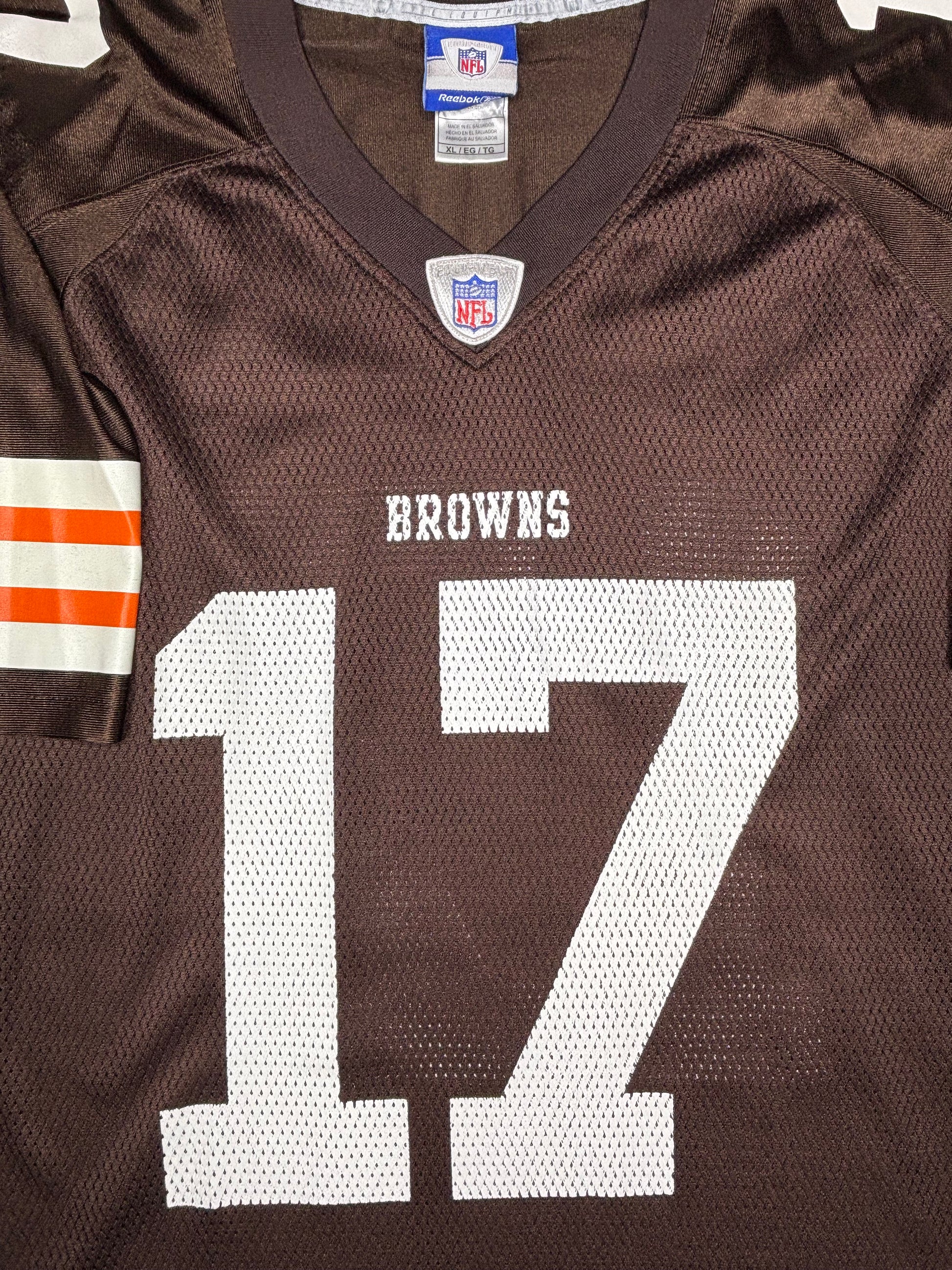 Cleveland Browns Braylon Edward’s Reebok Football Jersey Size: XL