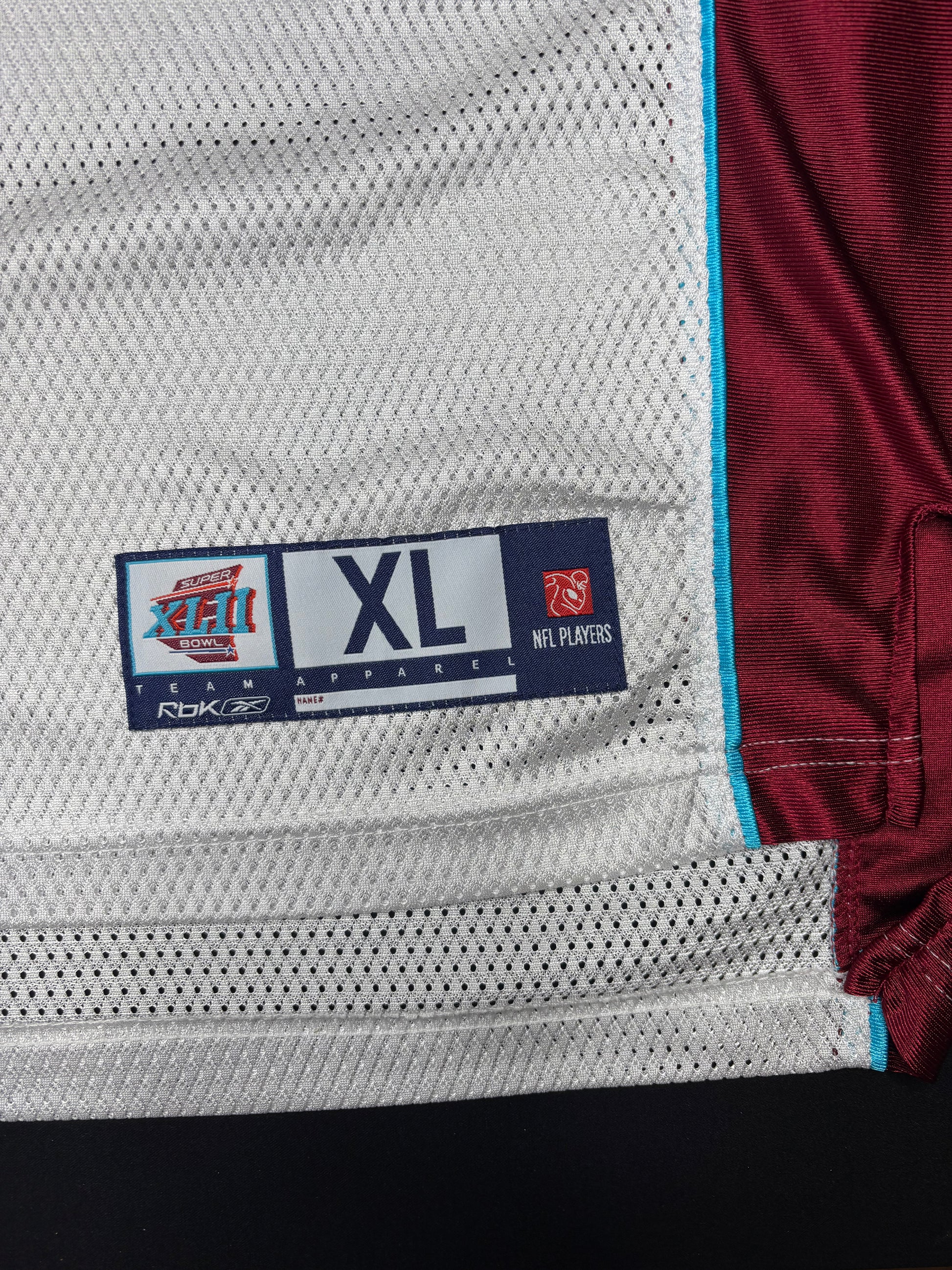 New England Patriots Wes Welker SuperBowl 42 Reebok Football Jersey Size: XL