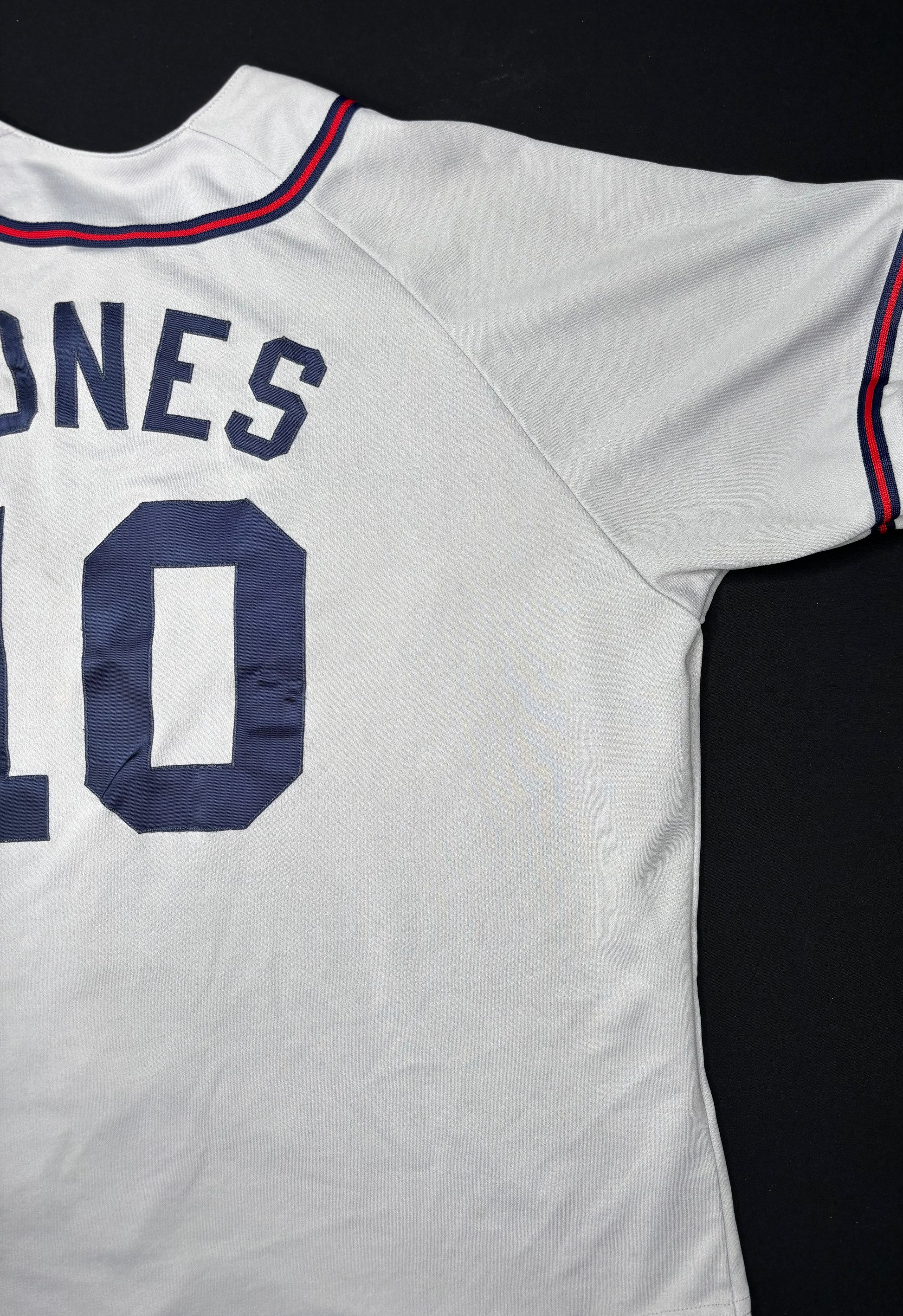 Atlanta Braves Chipper Jones Majestic Baseball Jerseys Size: XXL