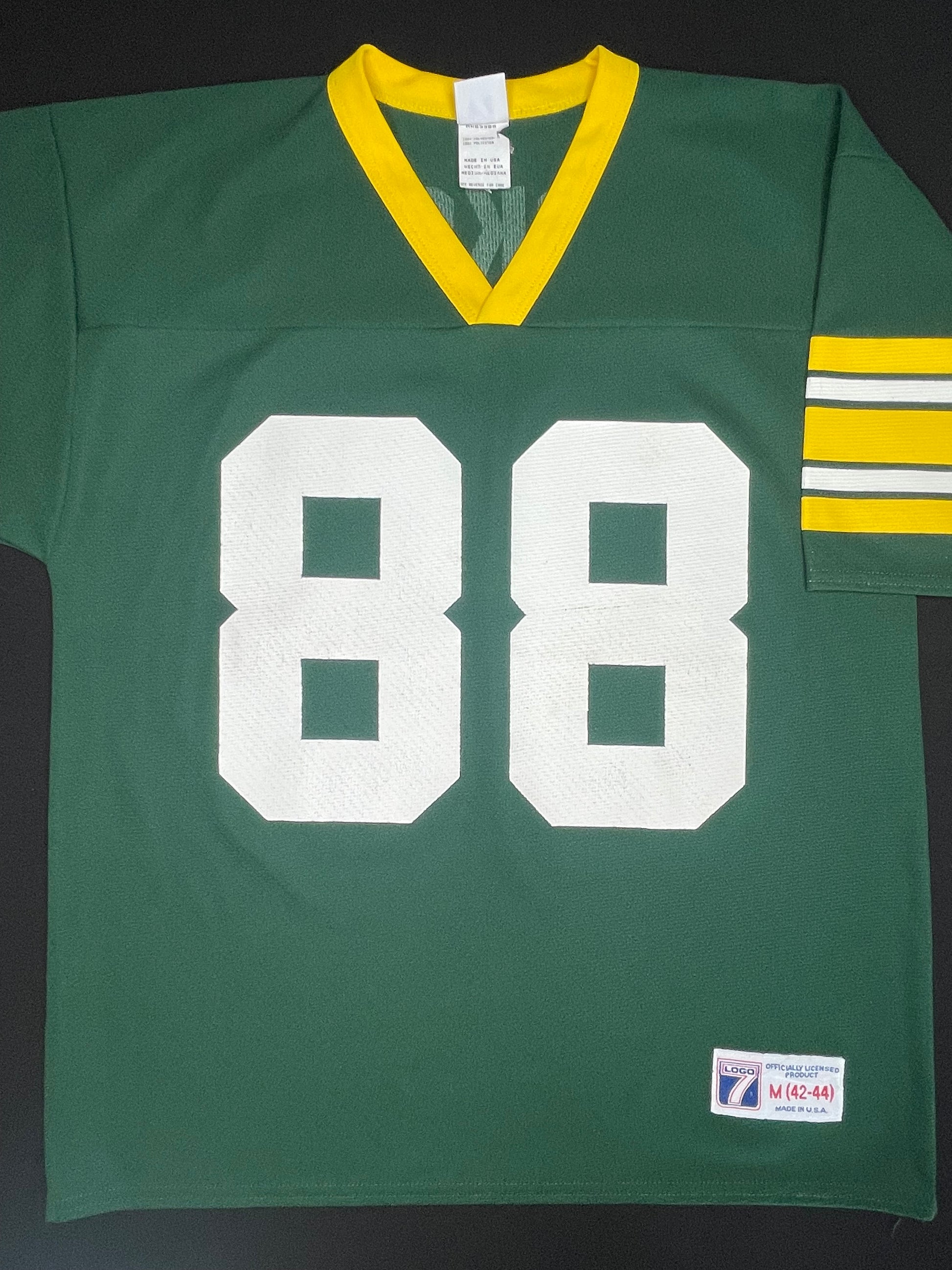 Vintage Green Bay Packers Keith Jackson Logo 7 Football Jersey Size: Medium